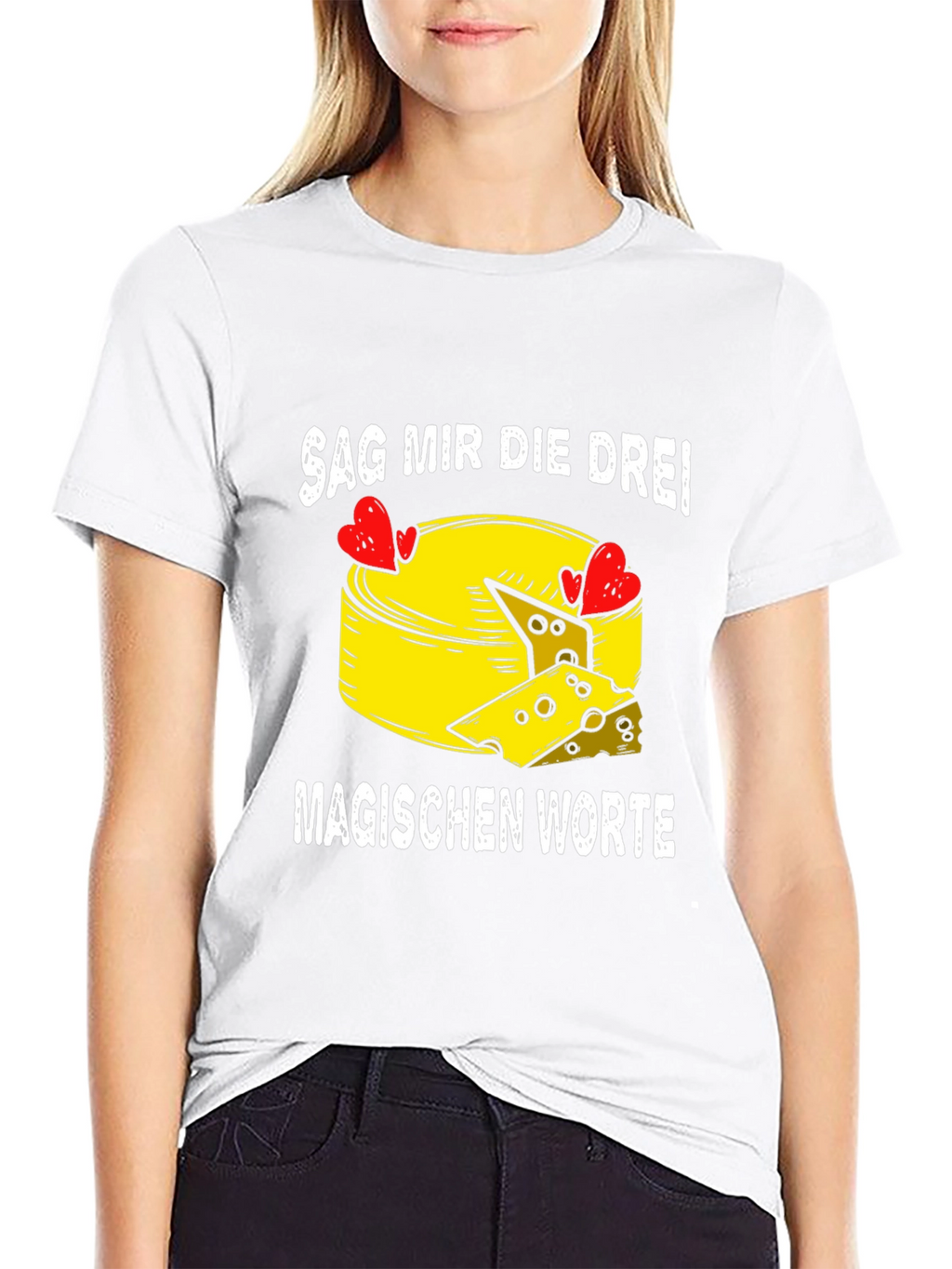 Say the Three Magic Words Cheese Lovers Tee