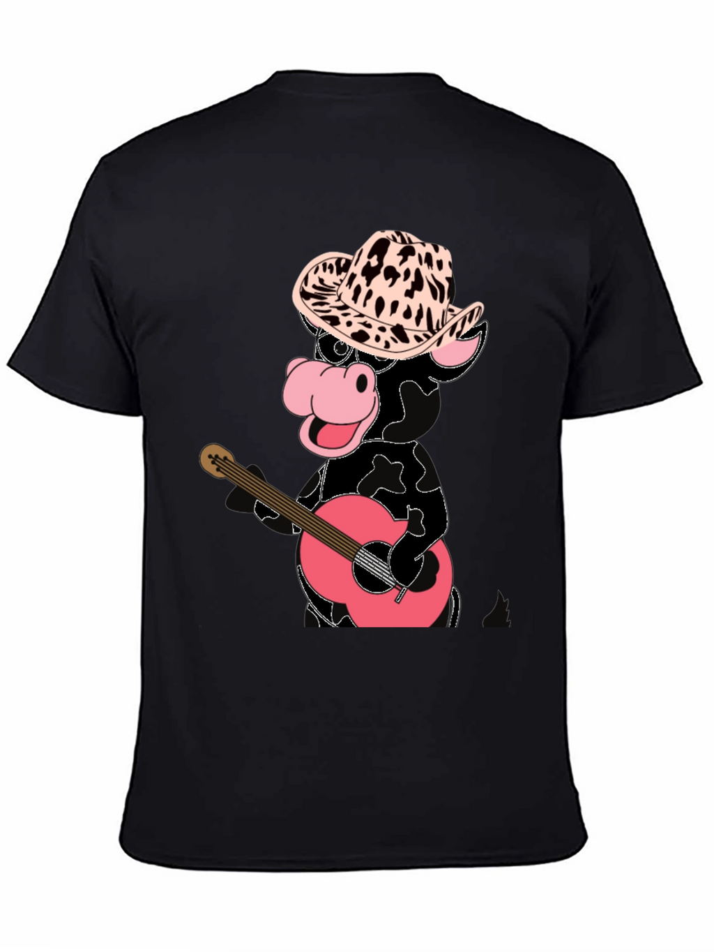 Cowboy Cow Playing Guitar T-Shirt