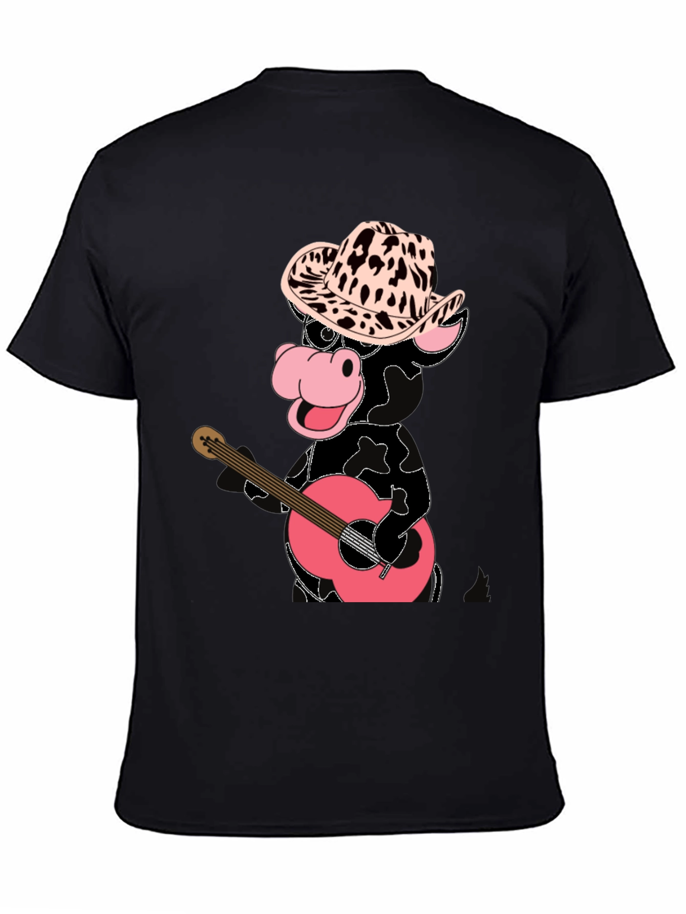 Cowboy Cow Playing Guitar T-Shirt