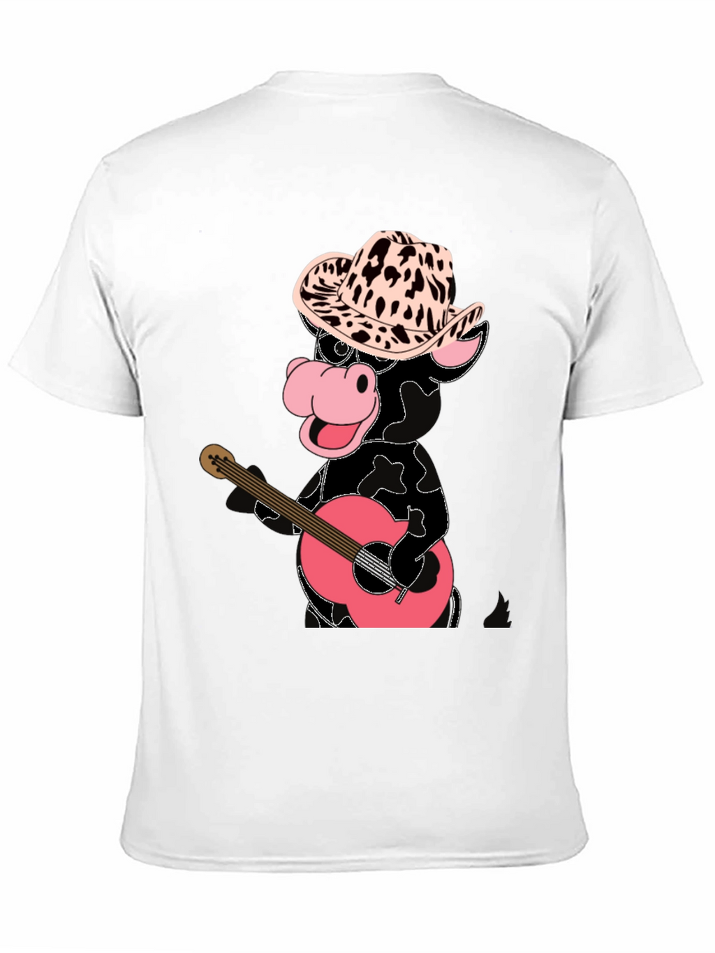 Cowboy Cow Playing Guitar T-Shirt