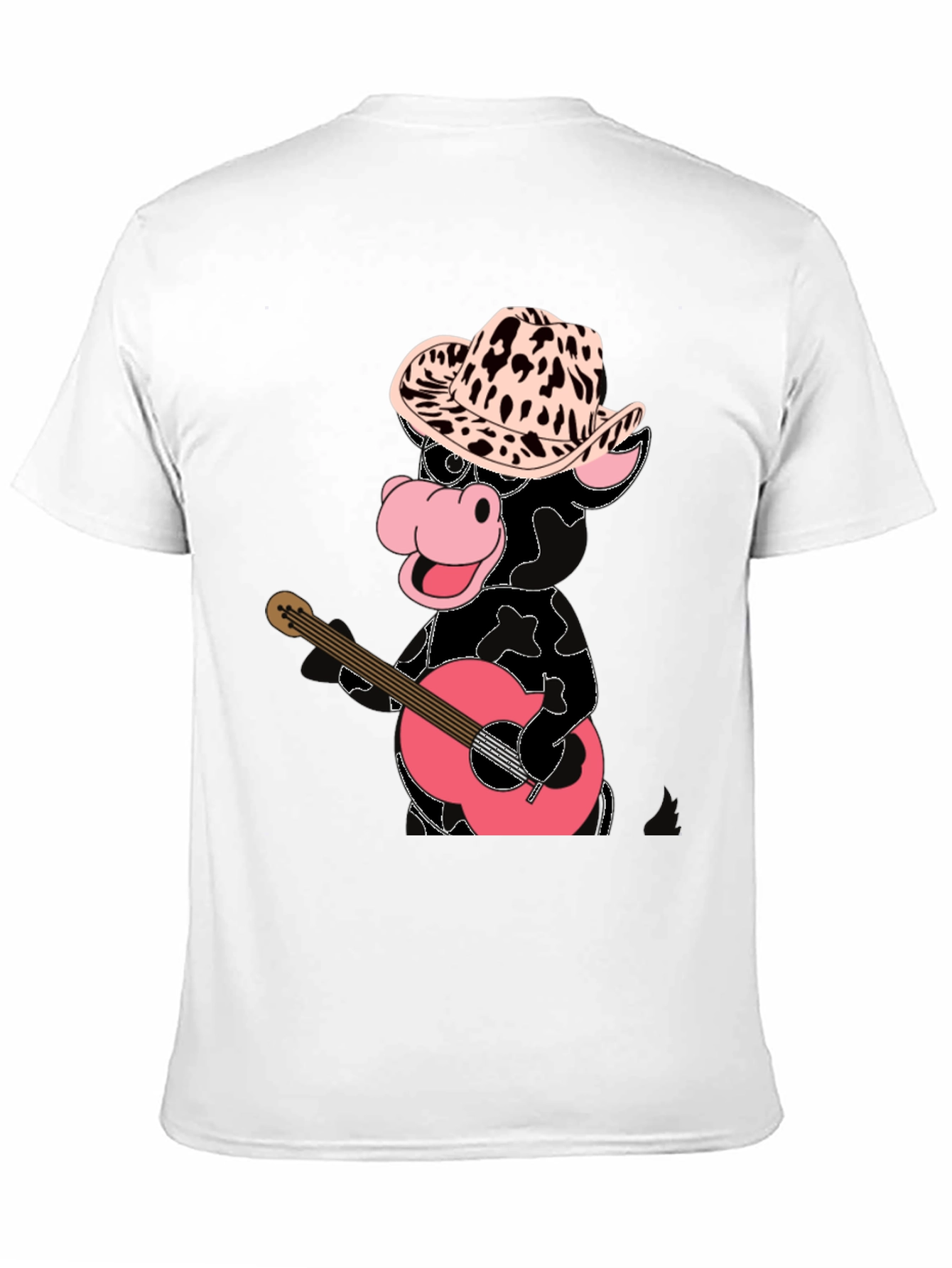 Cowboy Cow Playing Guitar T-Shirt