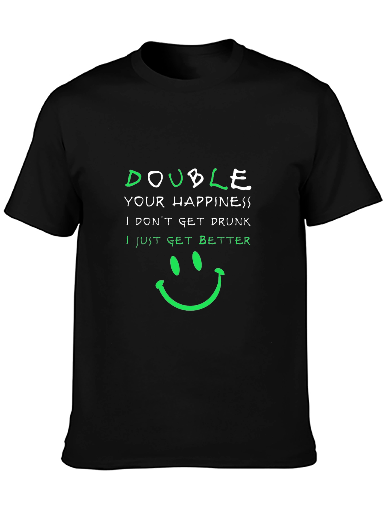 Double Happiness T-Shirt - Humorous Graphic Tee