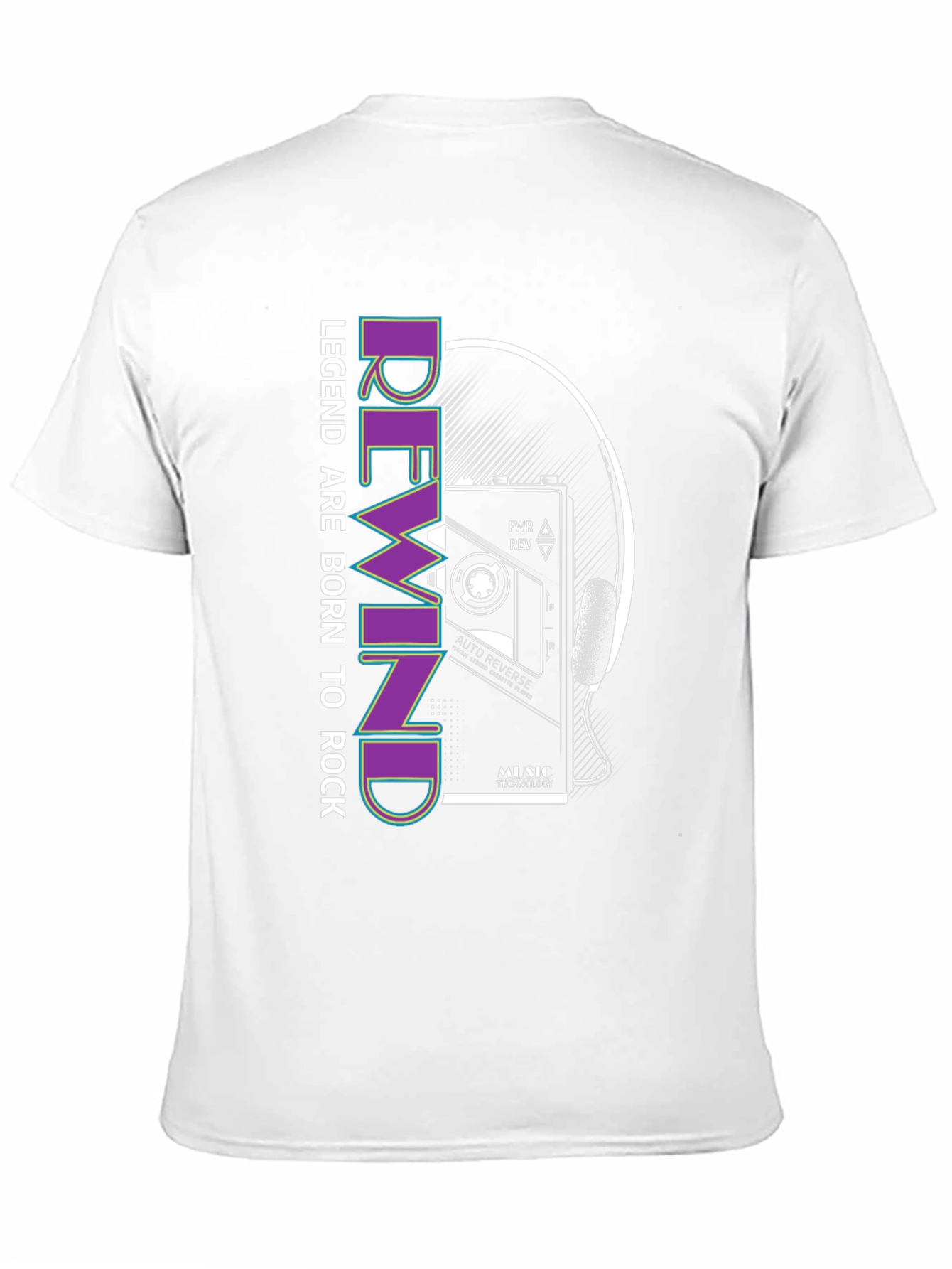Legend Born to Rock Retro Graphic Tee