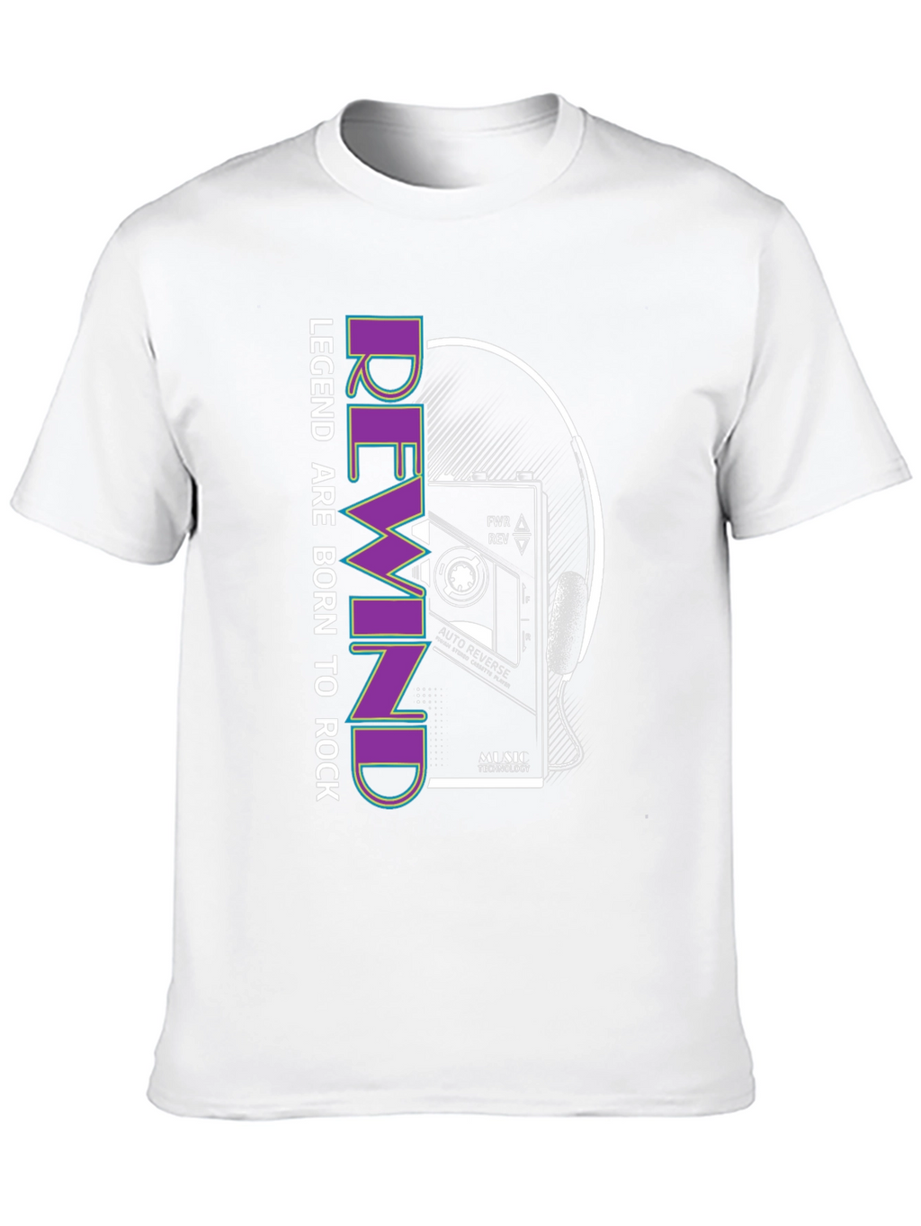 Legend Born to Rock Retro Graphic Tee