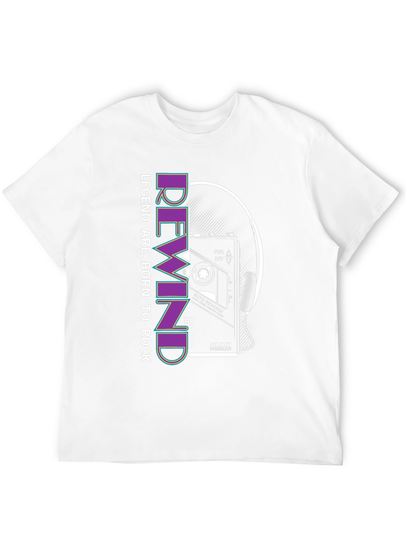 Legend Born to Rock Retro Graphic Tee