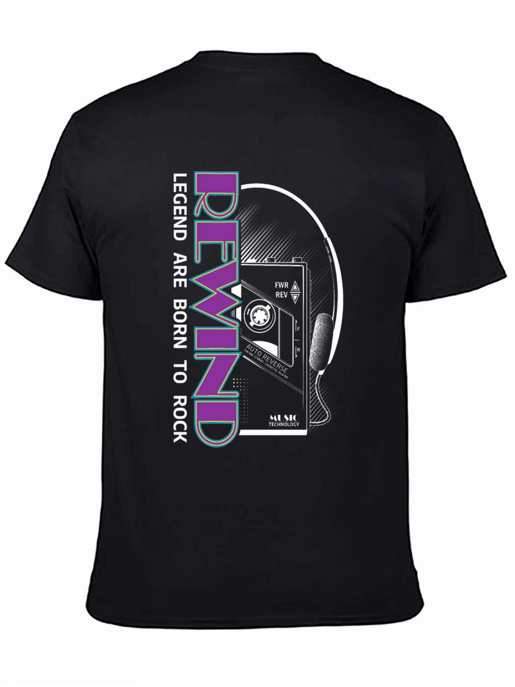 Legend Born to Rock Retro Graphic Tee