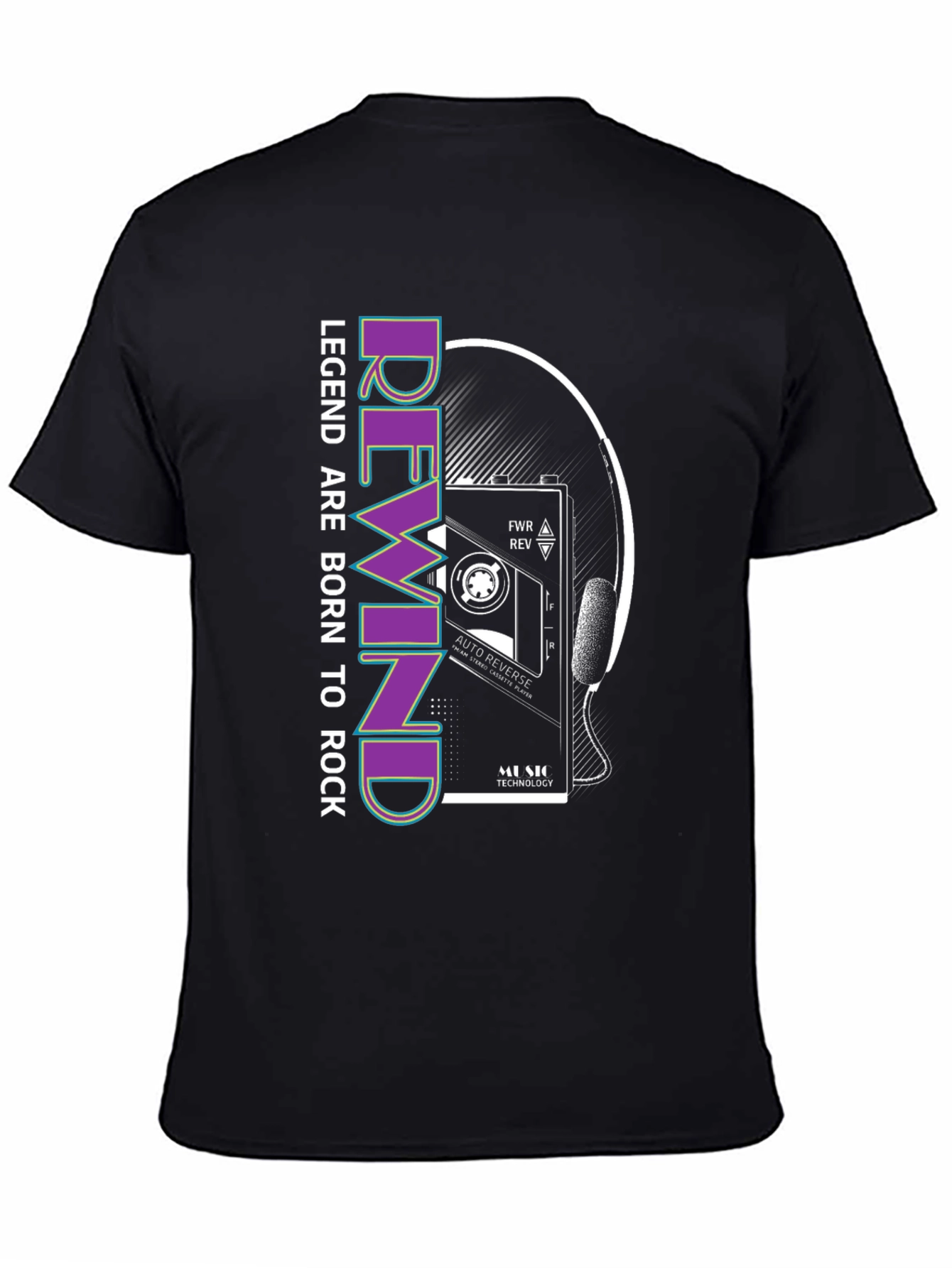 Legend Born to Rock Retro Graphic Tee
