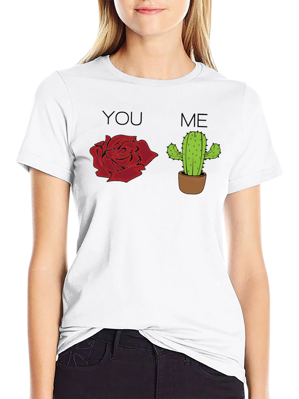 You Rose Me Cactus Graphic T-Shirt