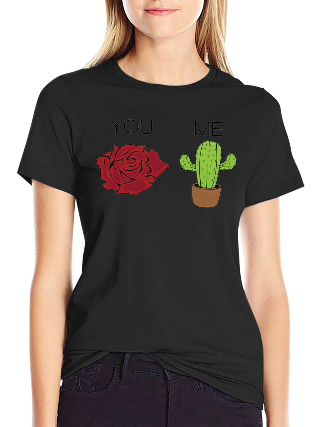 You Rose Me Cactus Graphic T-Shirt