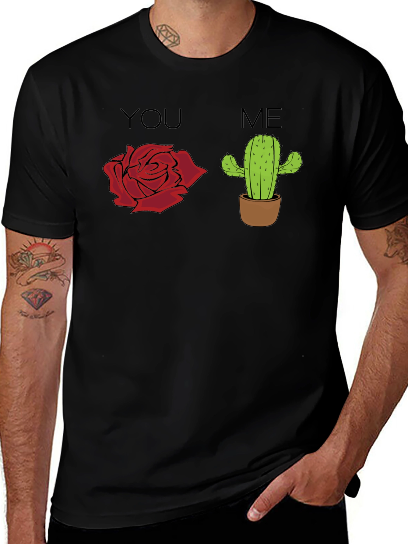 You Rose Me Cactus Graphic T-Shirt