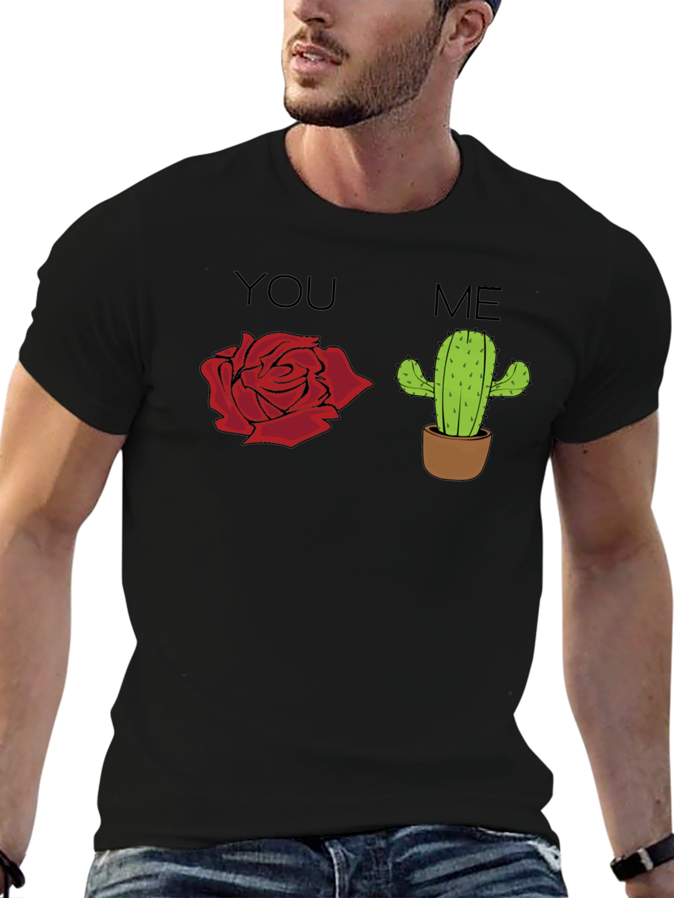You Rose Me Cactus Graphic T-Shirt