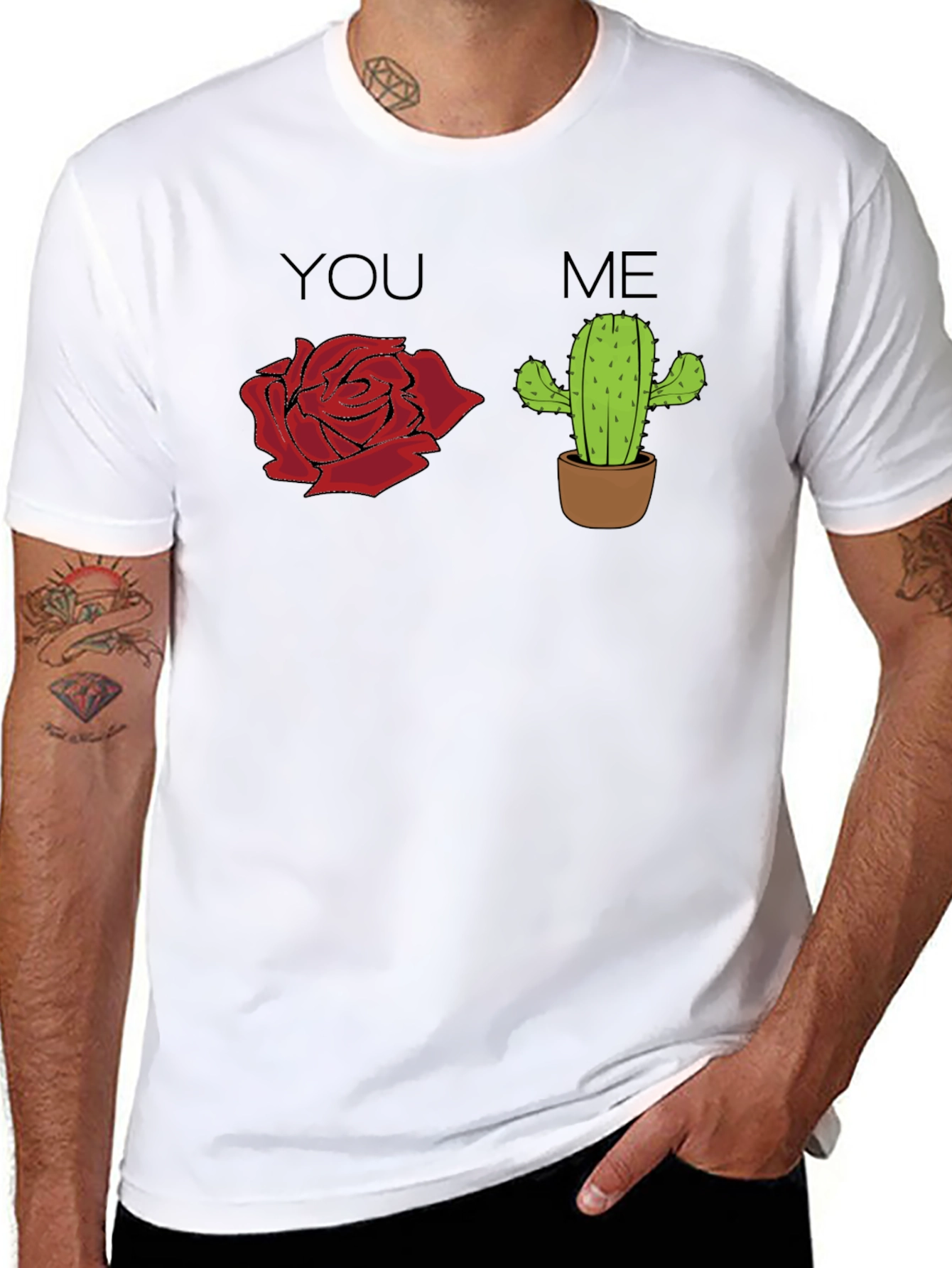 You Rose Me Cactus Graphic T-Shirt