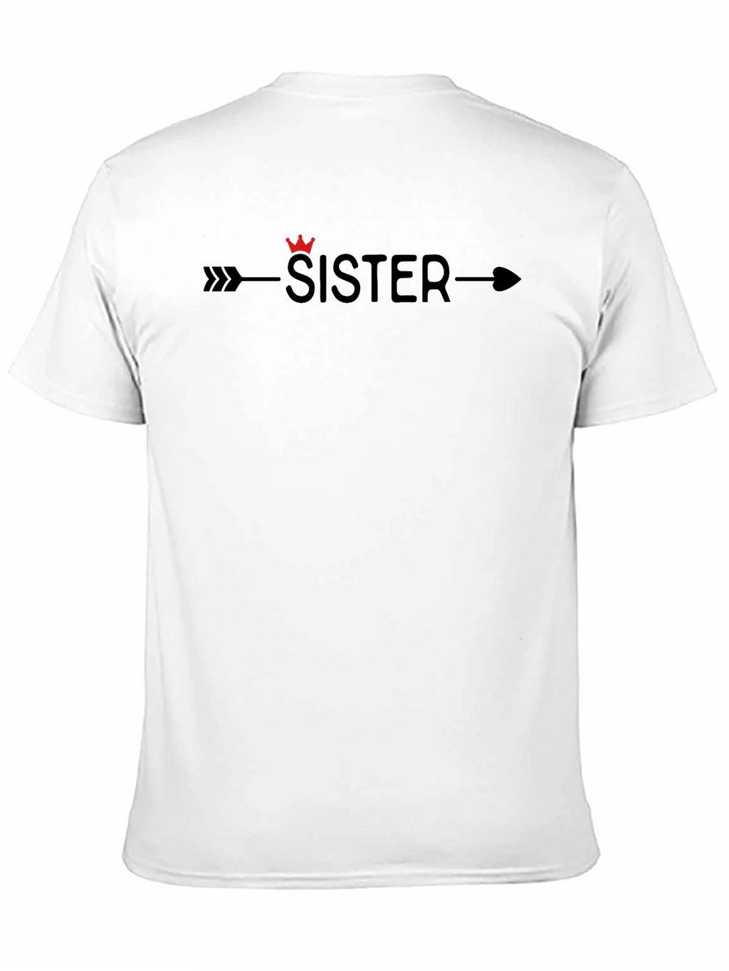 Sister Arrow Graphic T-Shirt - Casual Black Tee
