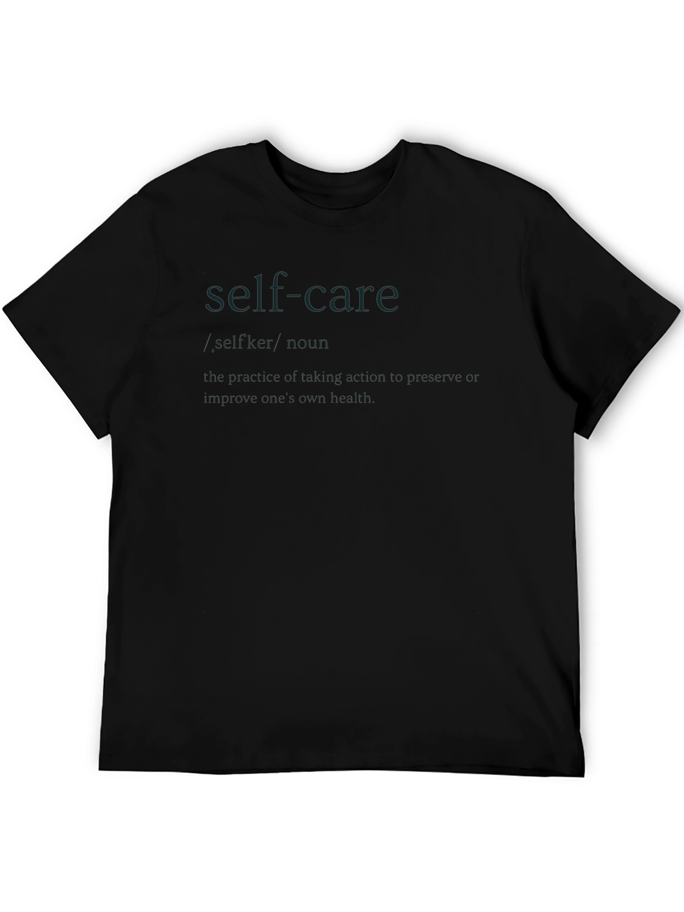 Self-Care Definition Graphic Tee - Short Sleeve Comfort