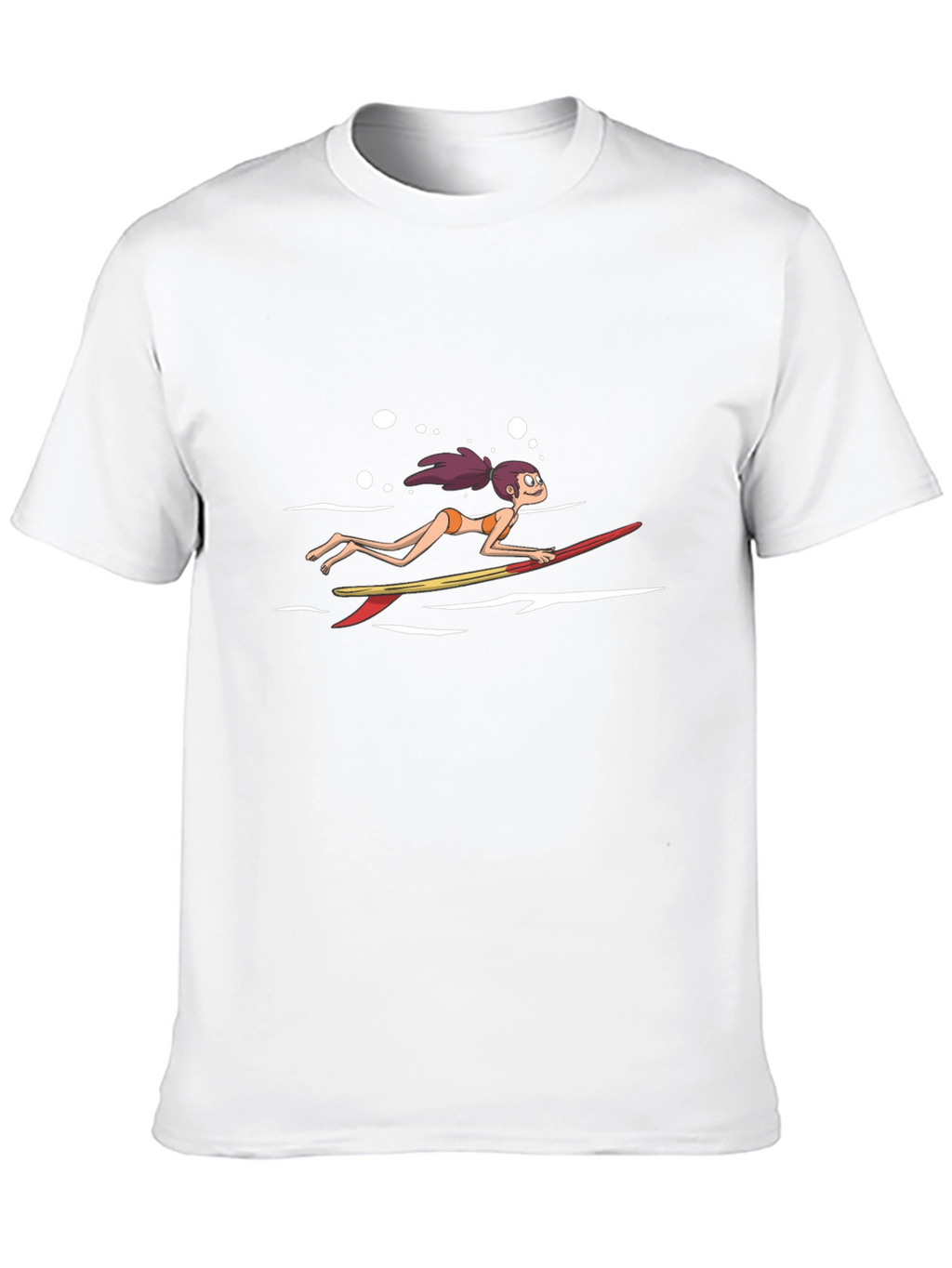 Surfer Girl Graphic Tee - Cool Casual Style