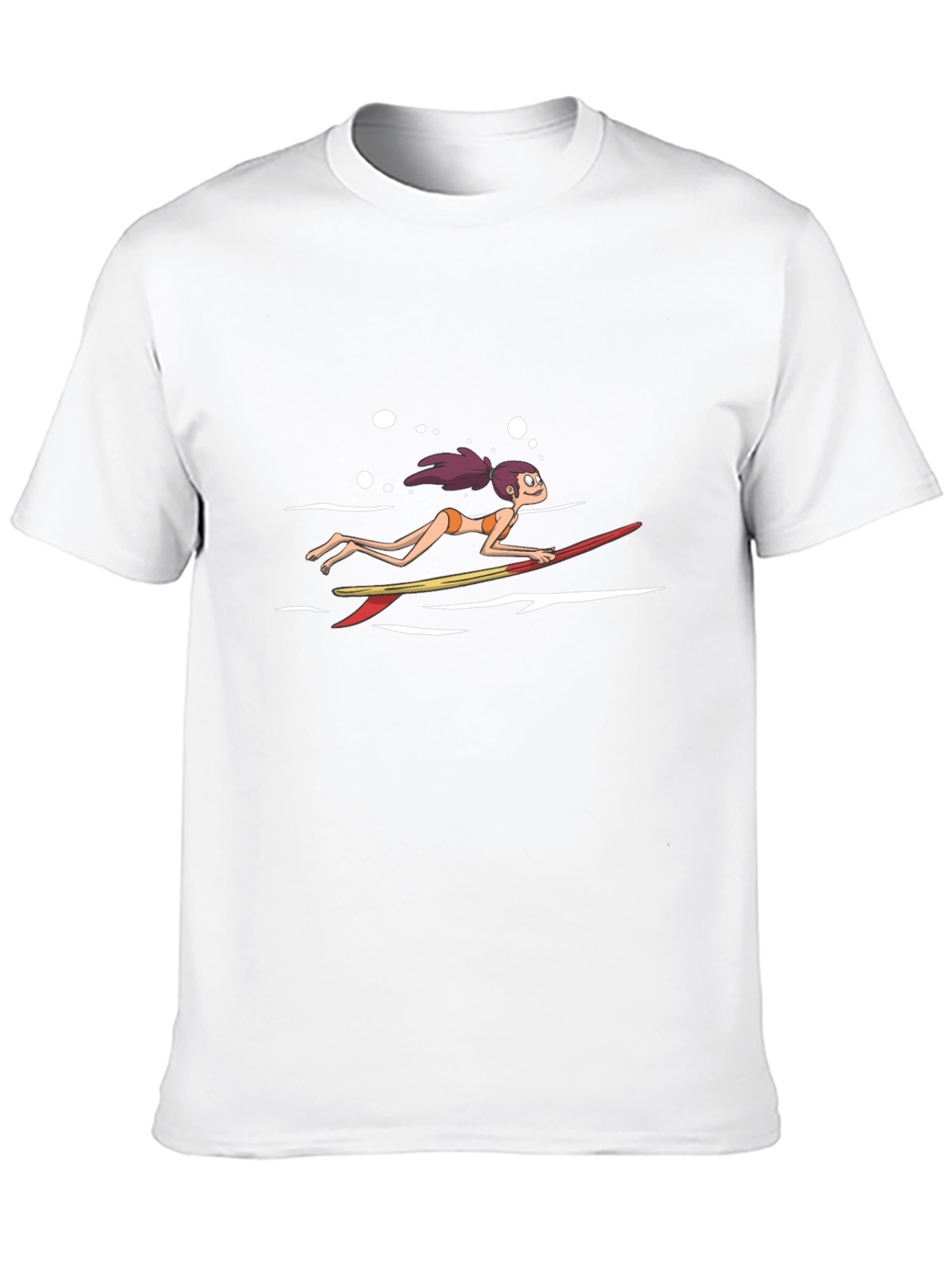 Surfer Girl Graphic Tee - Cool Casual Style