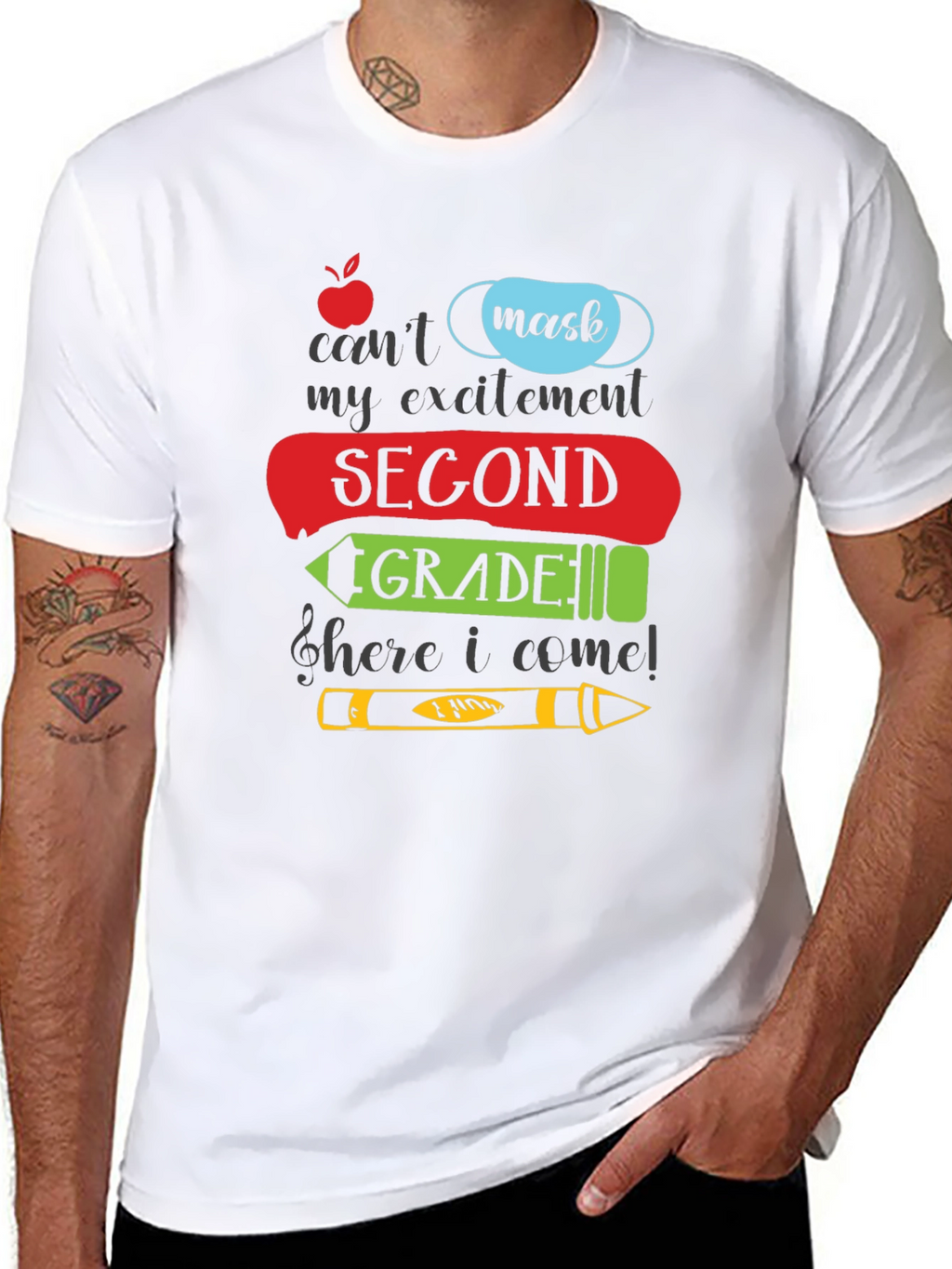 Second Grade Masked Up T-Shirt
