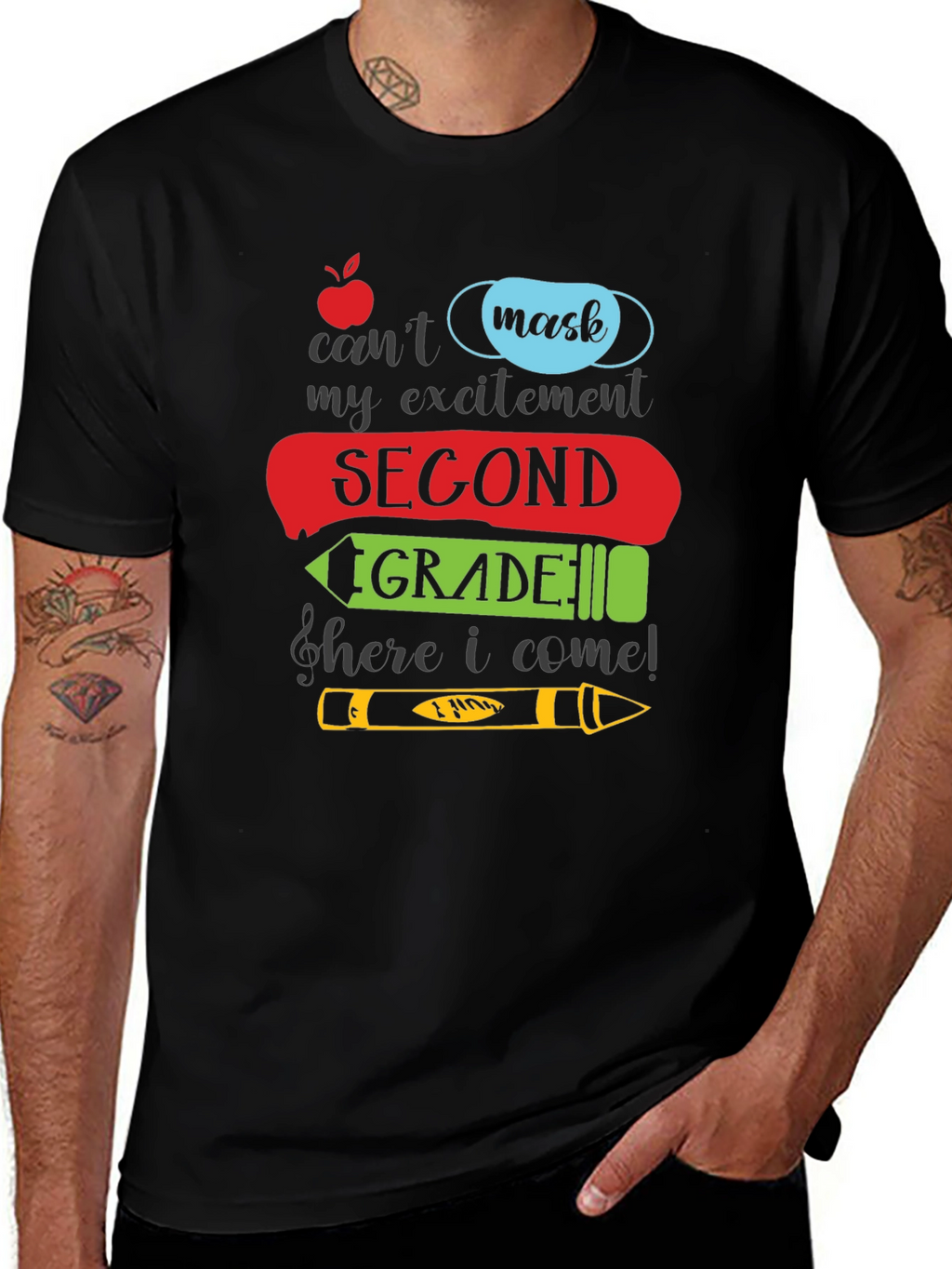 Second Grade Masked Up T-Shirt