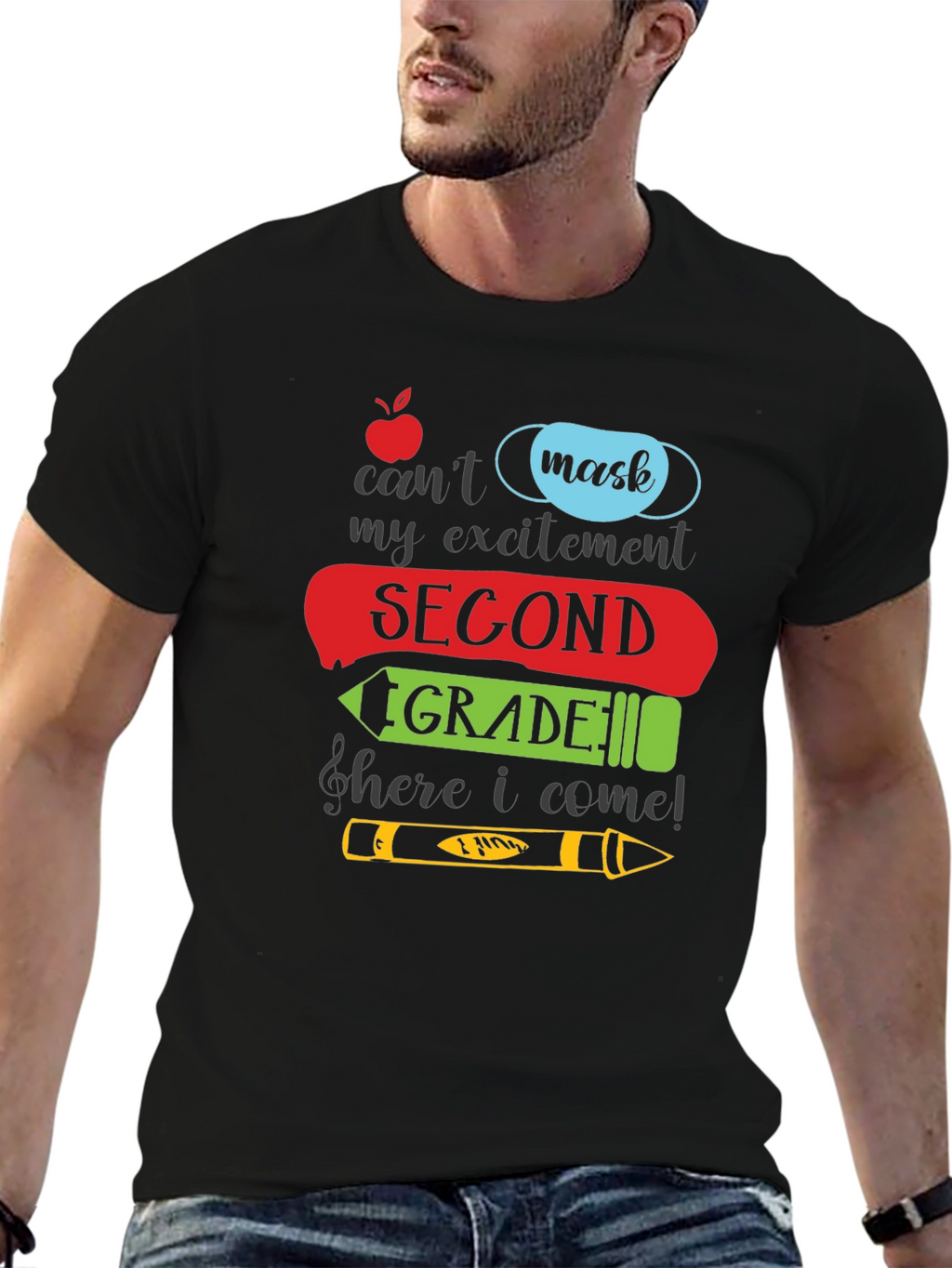 Second Grade Masked Up T-Shirt