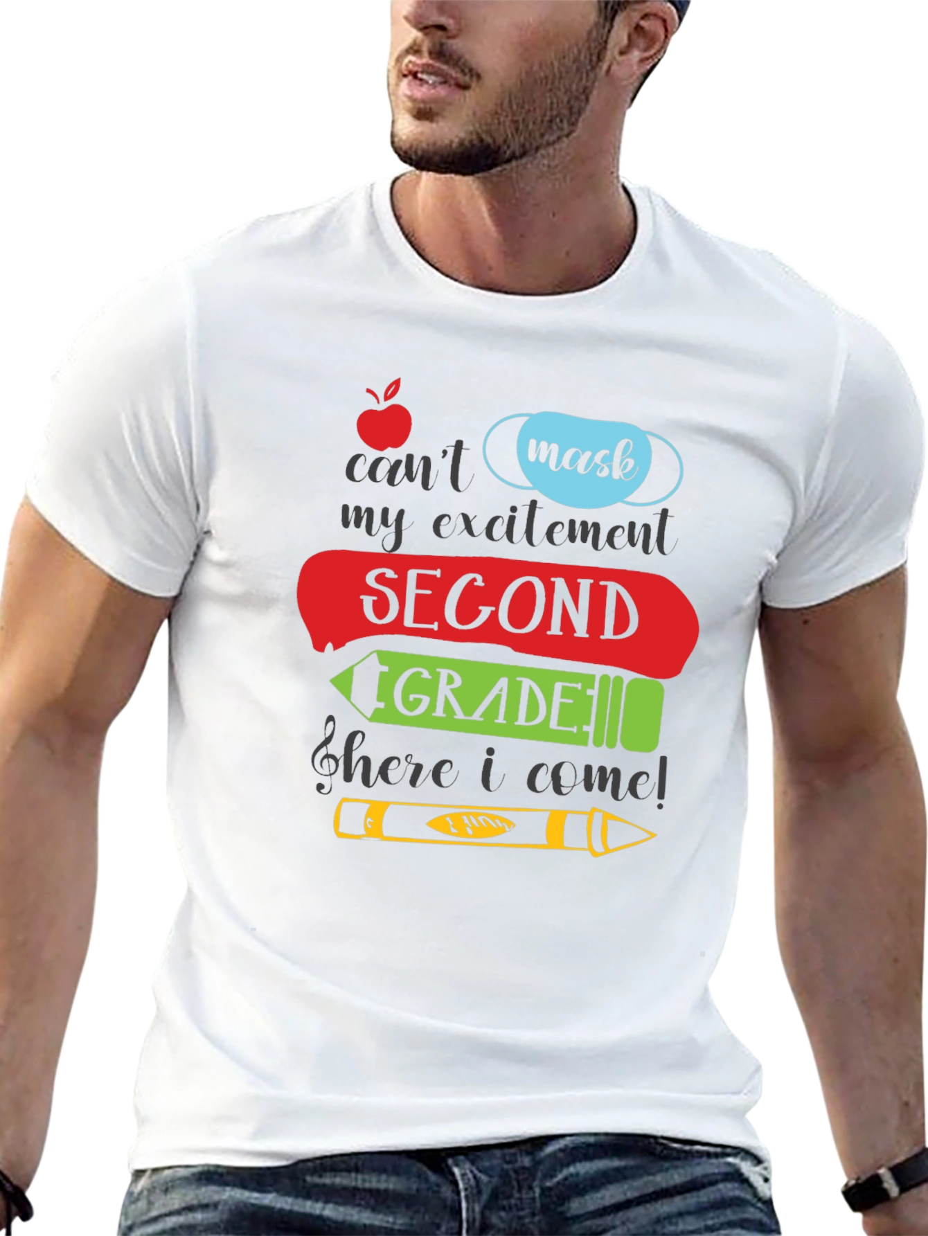 Second Grade Masked Up T-Shirt