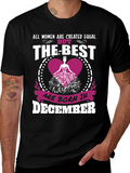 December Born Womens T-Shirt - Best Women