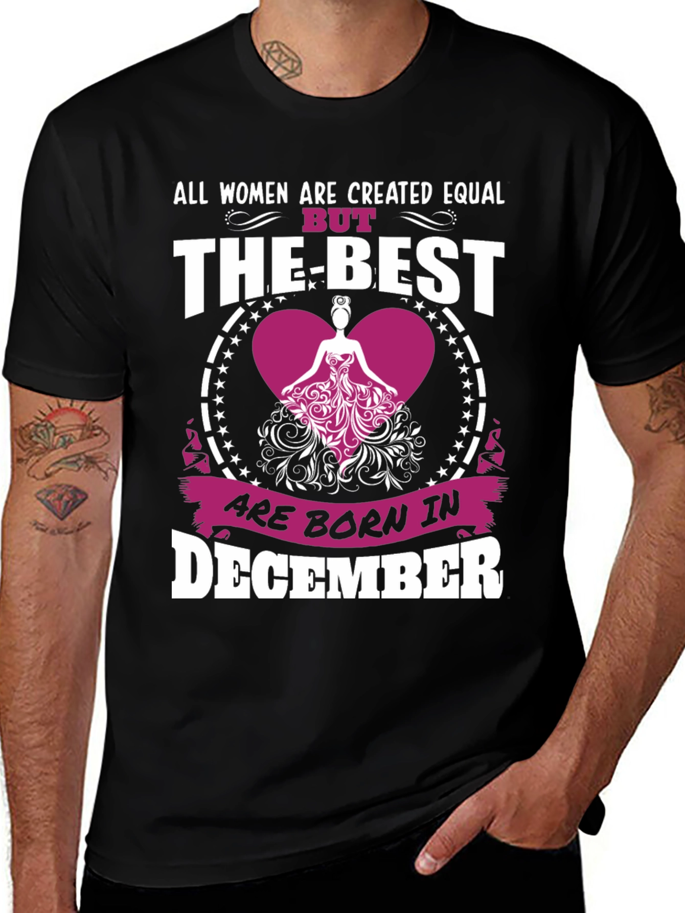 December Born Womens T-Shirt - Best Women