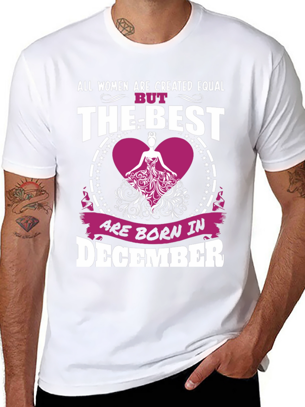 December Born Womens T-Shirt - Best Women