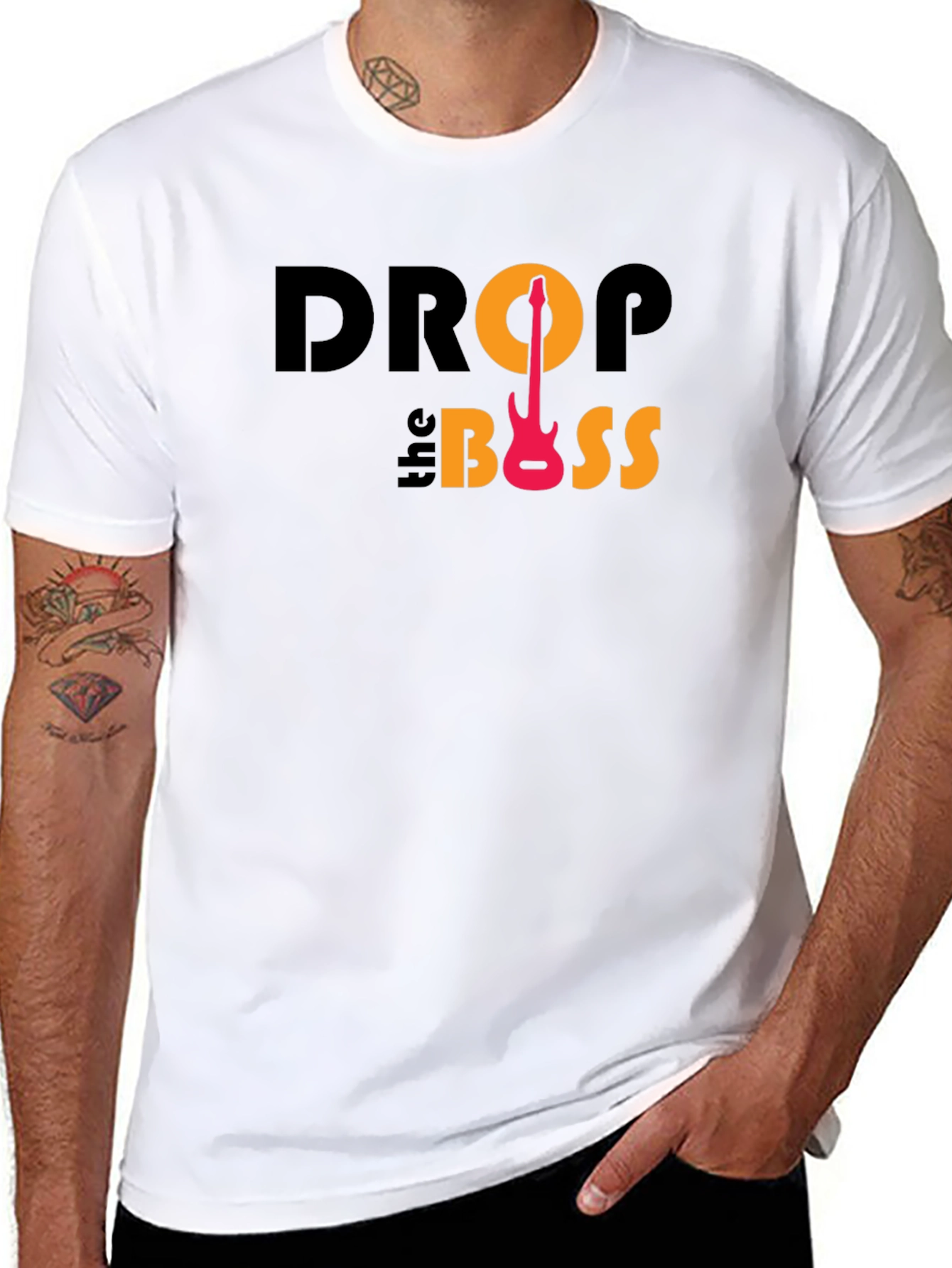 Drop the Bass Graphic Black T-Shirt