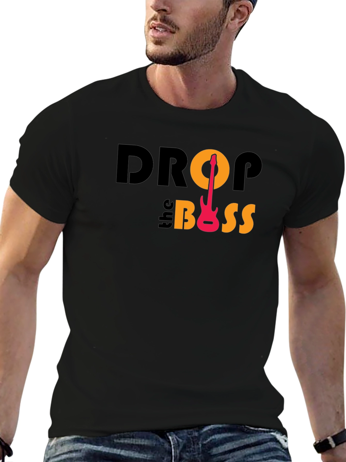 Drop the Bass Graphic Black T-Shirt