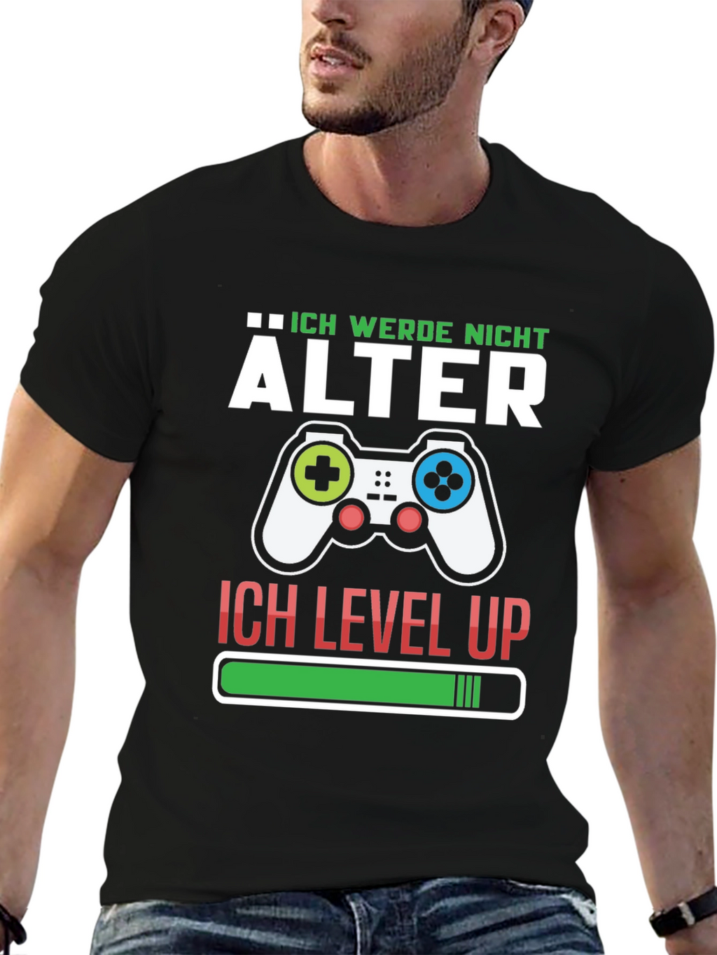 Ich Werde Nicht Alter T-Shirt Gamer Level Up