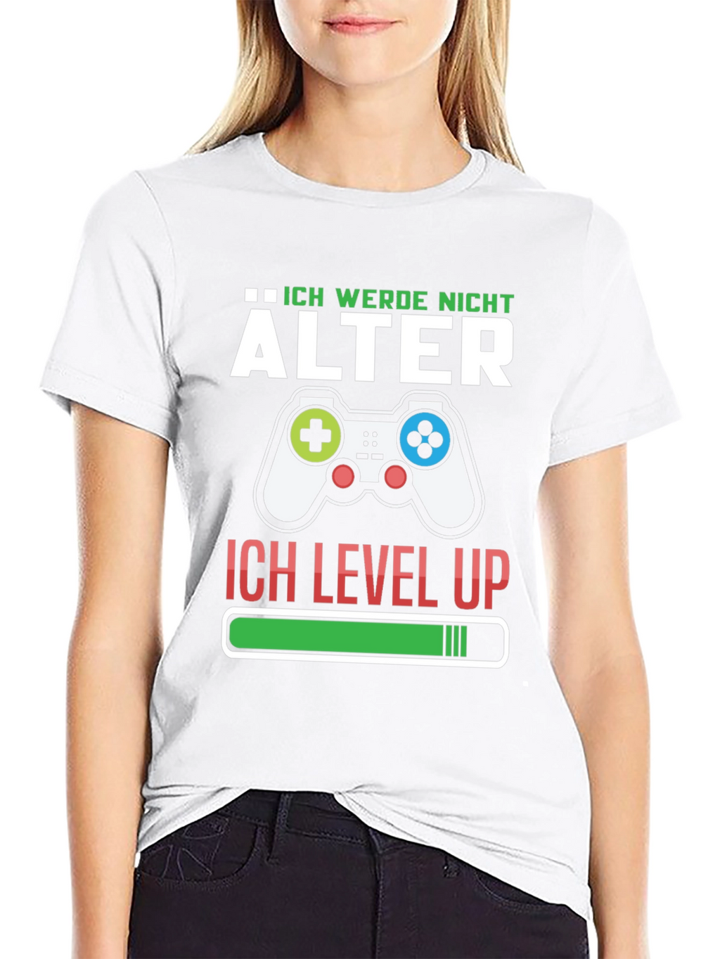 Ich Werde Nicht Alter T-Shirt Gamer Level Up