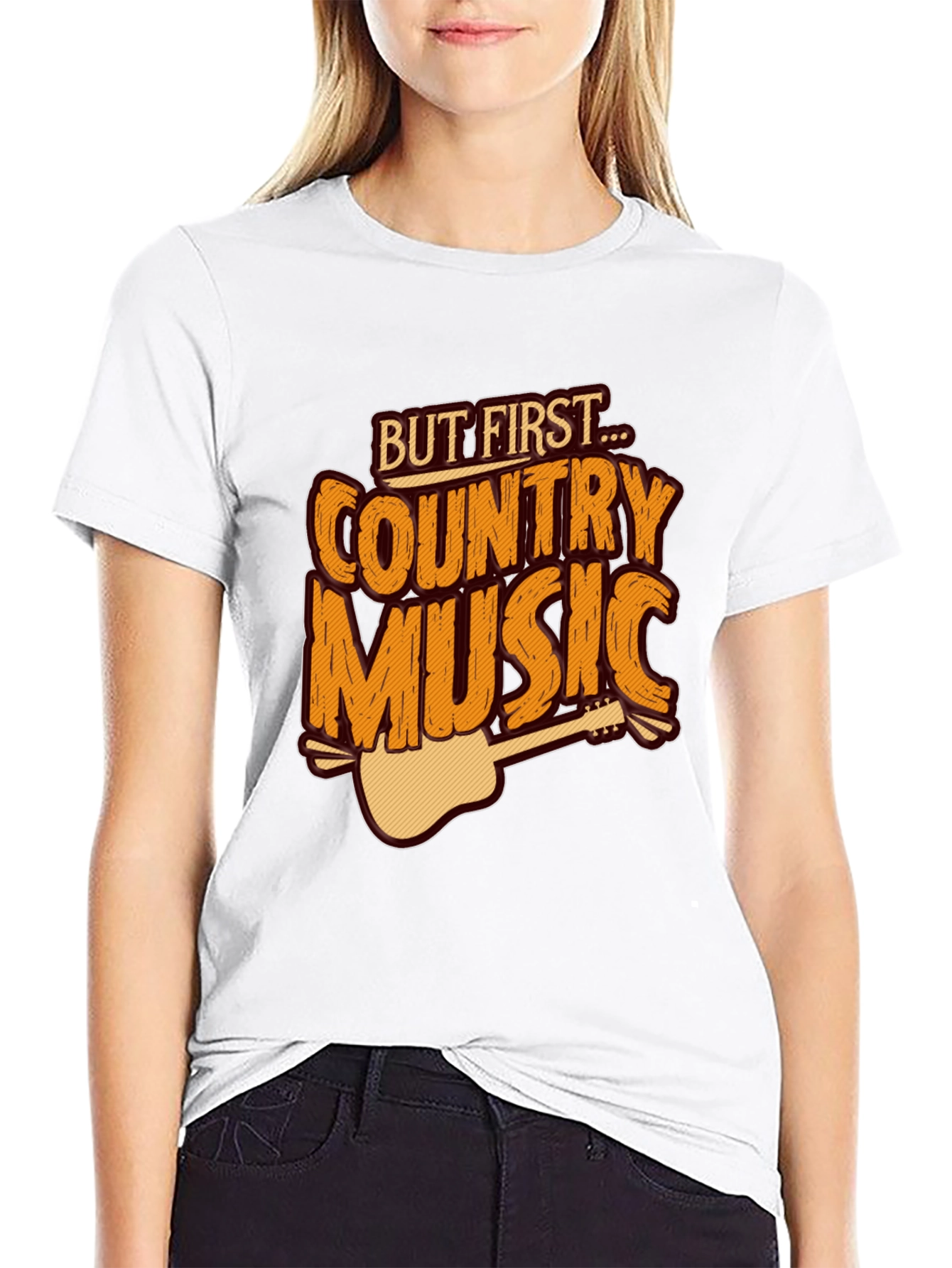 Country Music T-Shirt - But First Graphic Tee