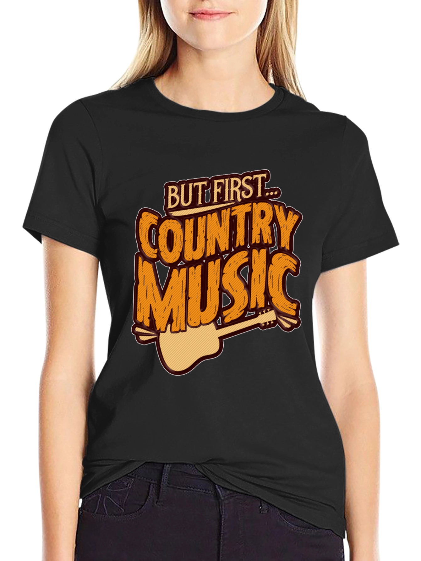 Country Music T-Shirt - But First Graphic Tee