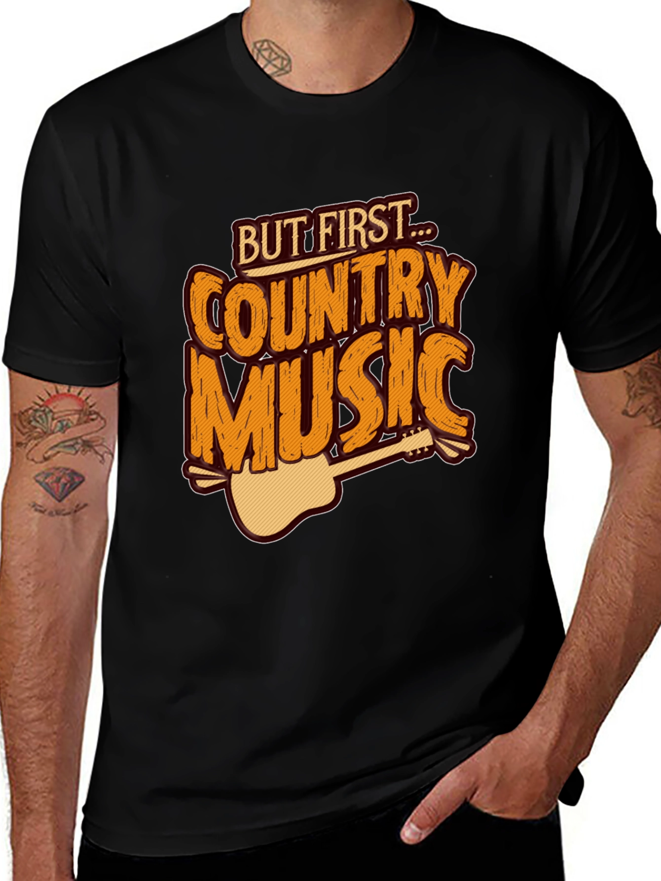 Country Music T-Shirt - But First Graphic Tee