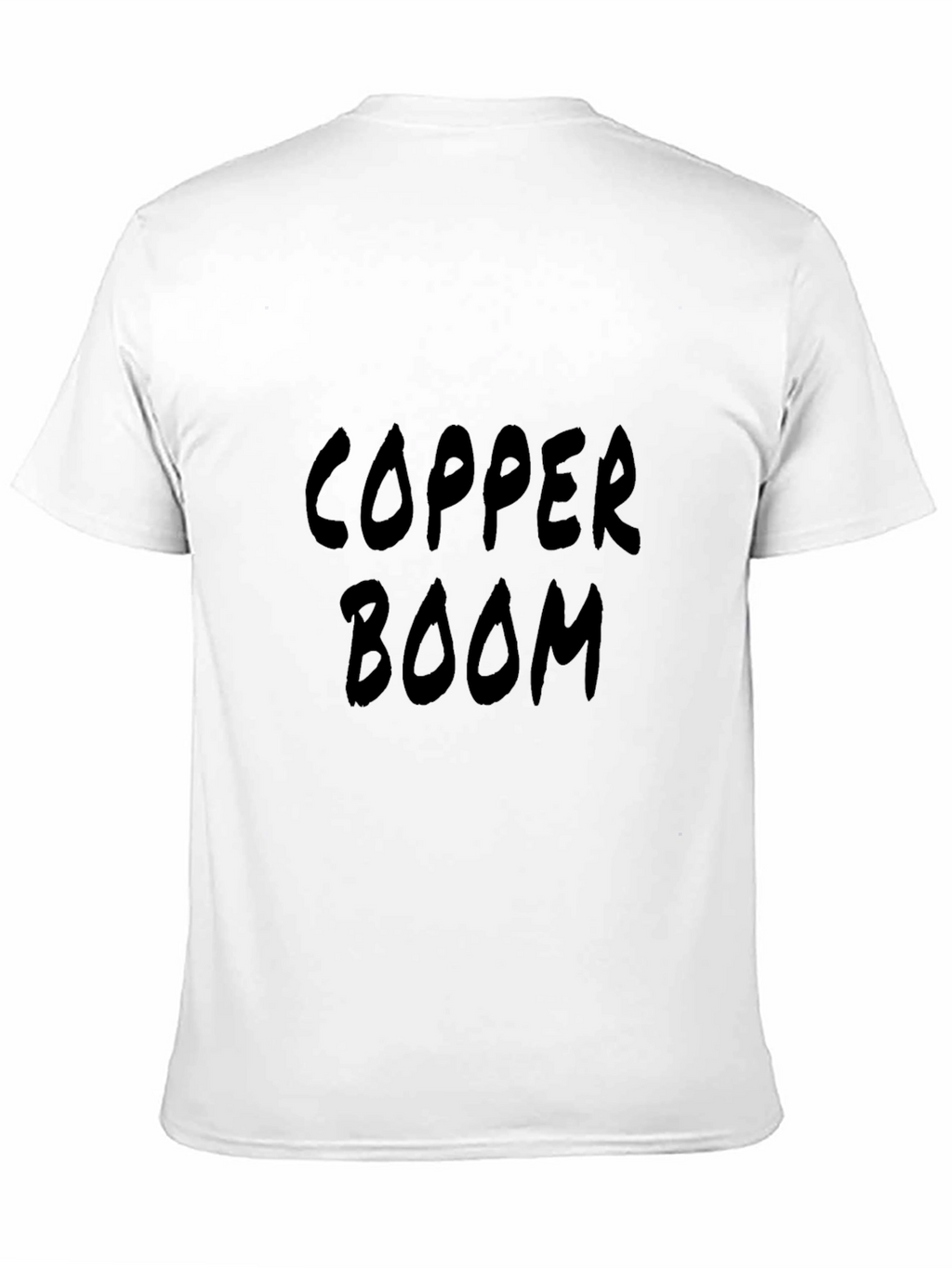Copper Boom Graphic Black T-Shirt