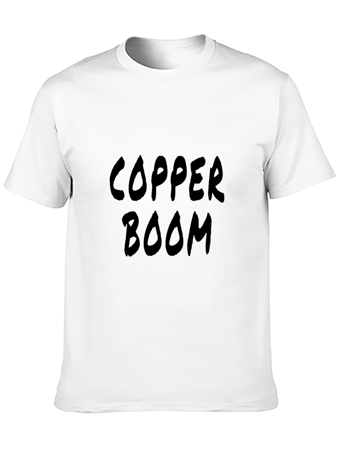 Copper Boom Graphic Black T-Shirt