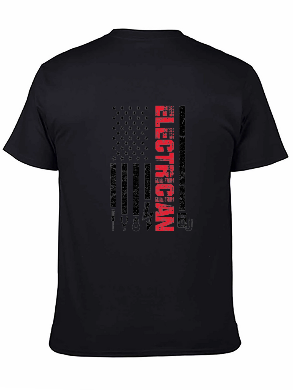 Electrician American Flag T-Shirt