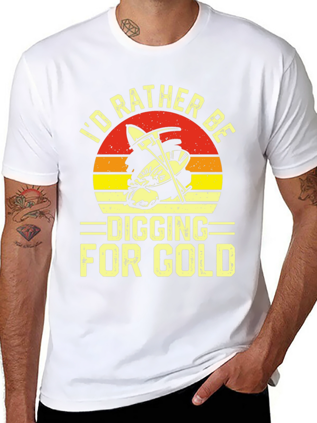 Id Rather Be Digging for Gold T-Shirt
