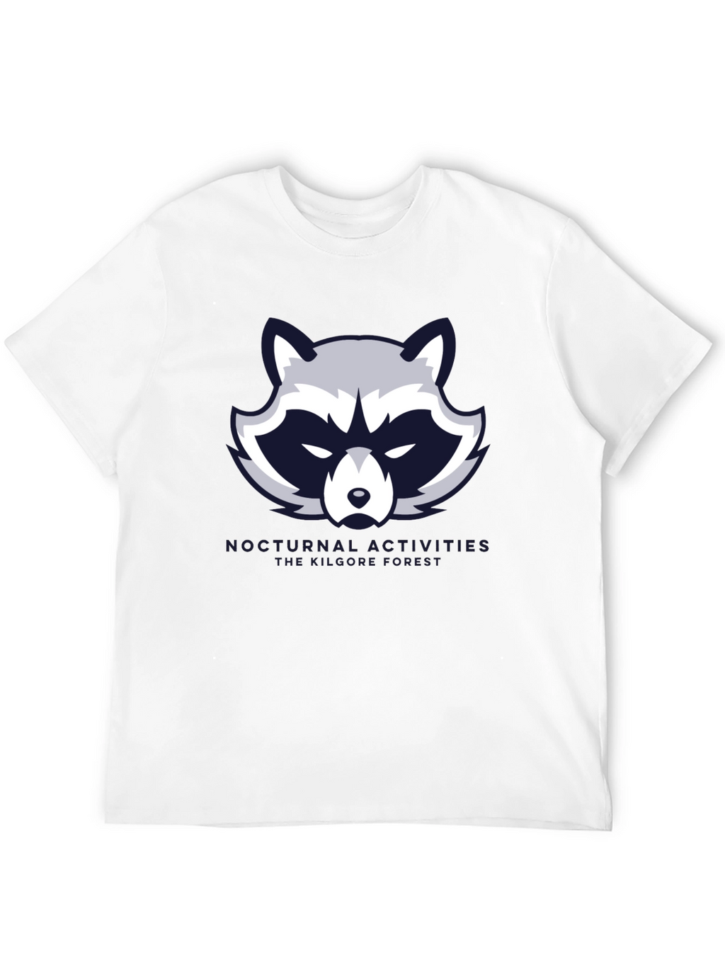 Nocturnal Activities Raccoon Graphic Tee