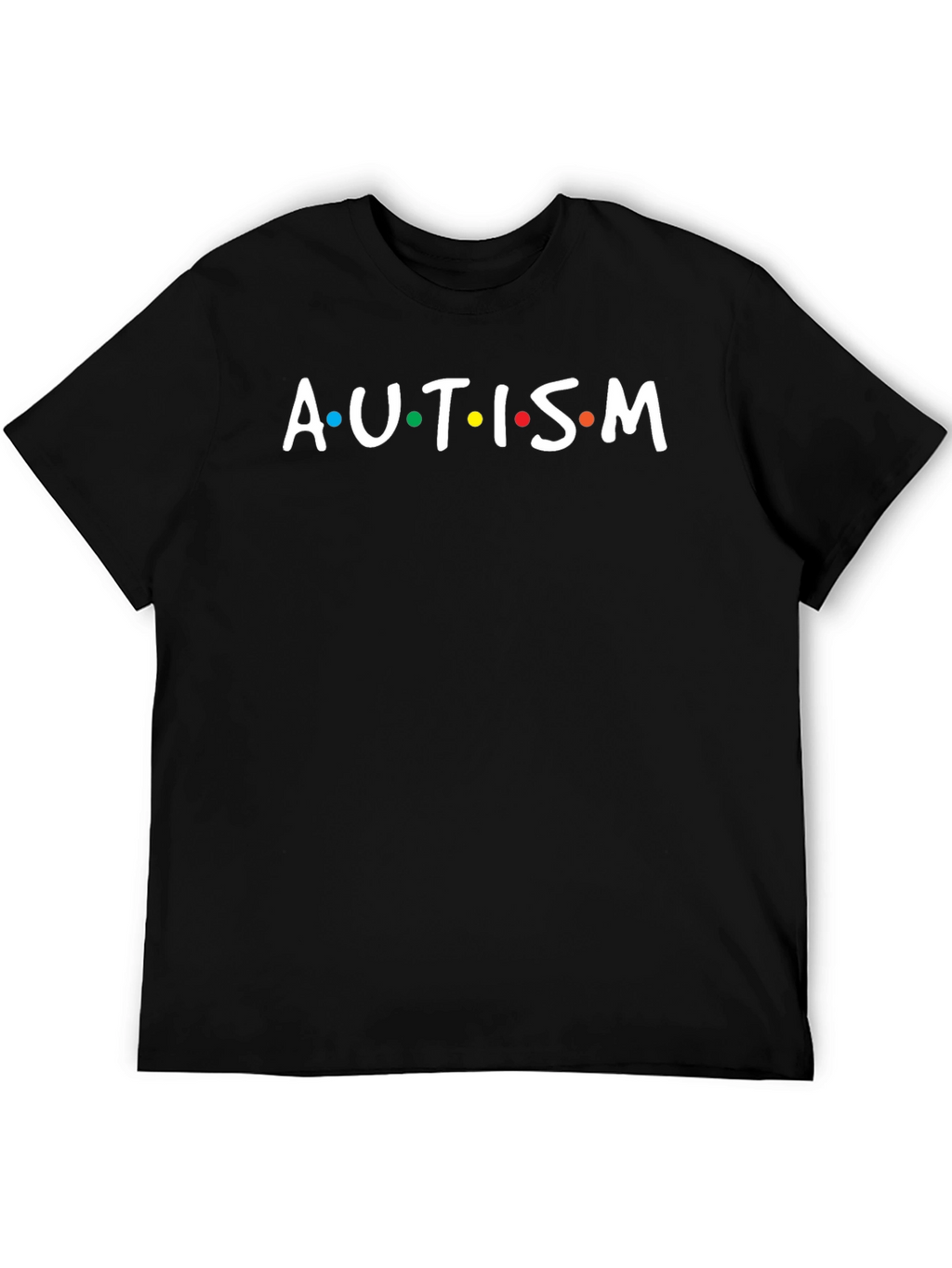 Autism Awareness T-Shirt - Black Crew Neck Tee