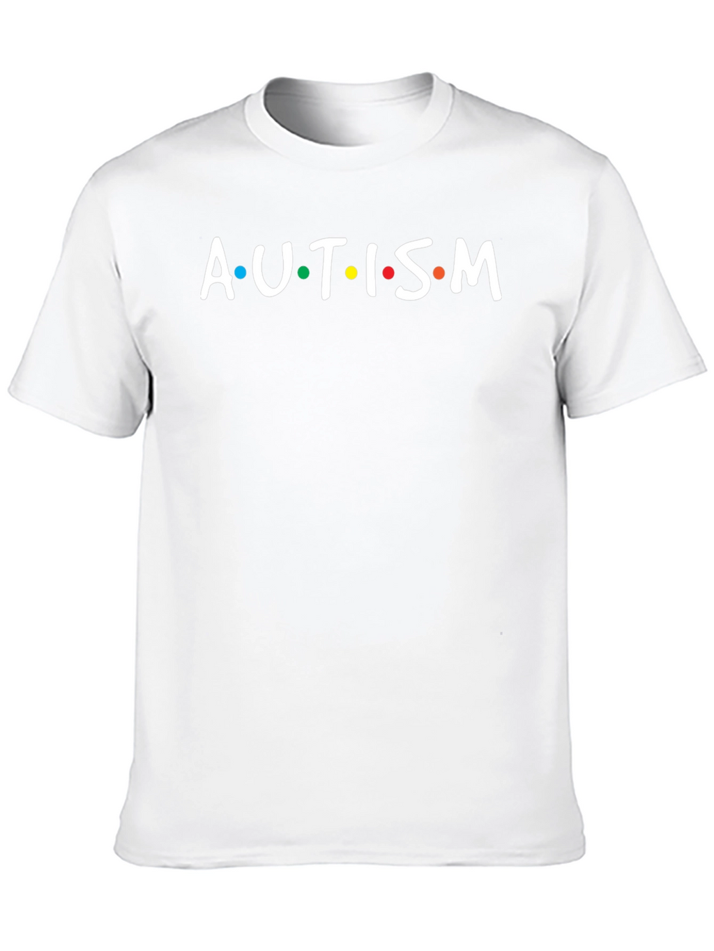 Autism Awareness T-Shirt - Black Crew Neck Tee