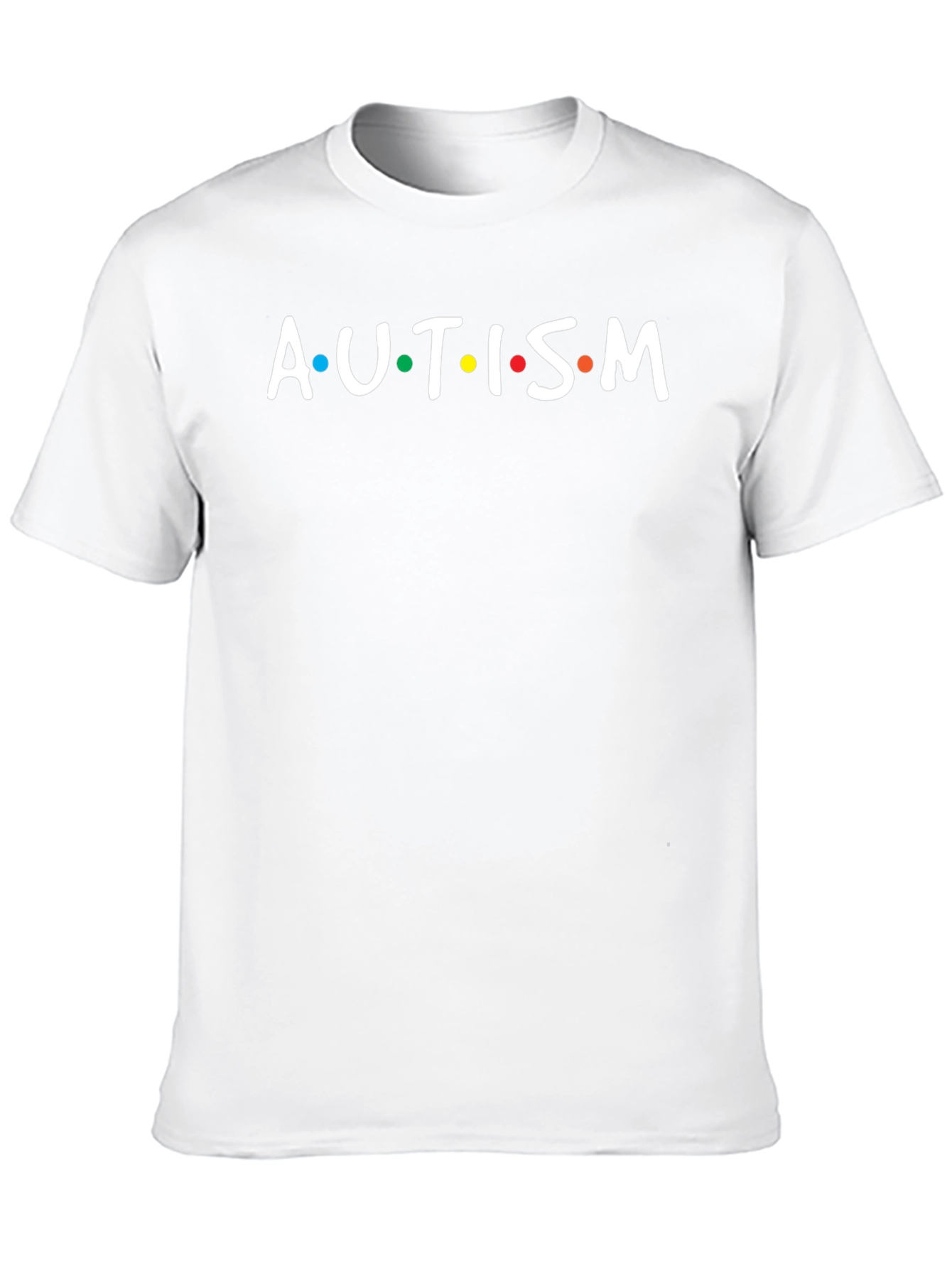 Autism Awareness T-Shirt - Black Crew Neck Tee