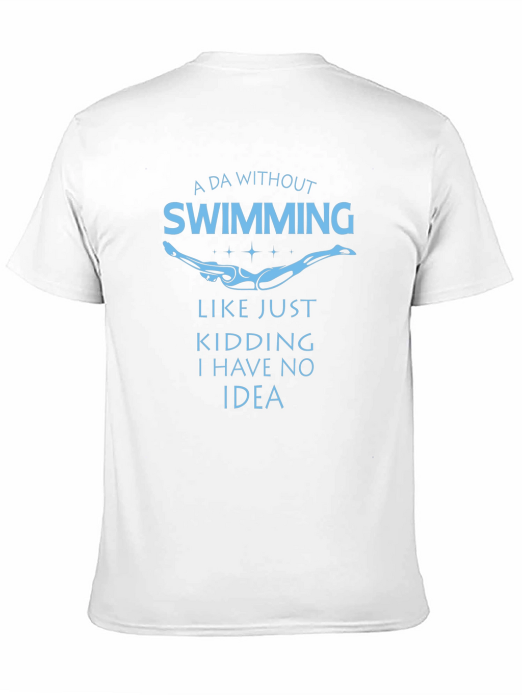 Swimming Funny Graphic Tee Shirt