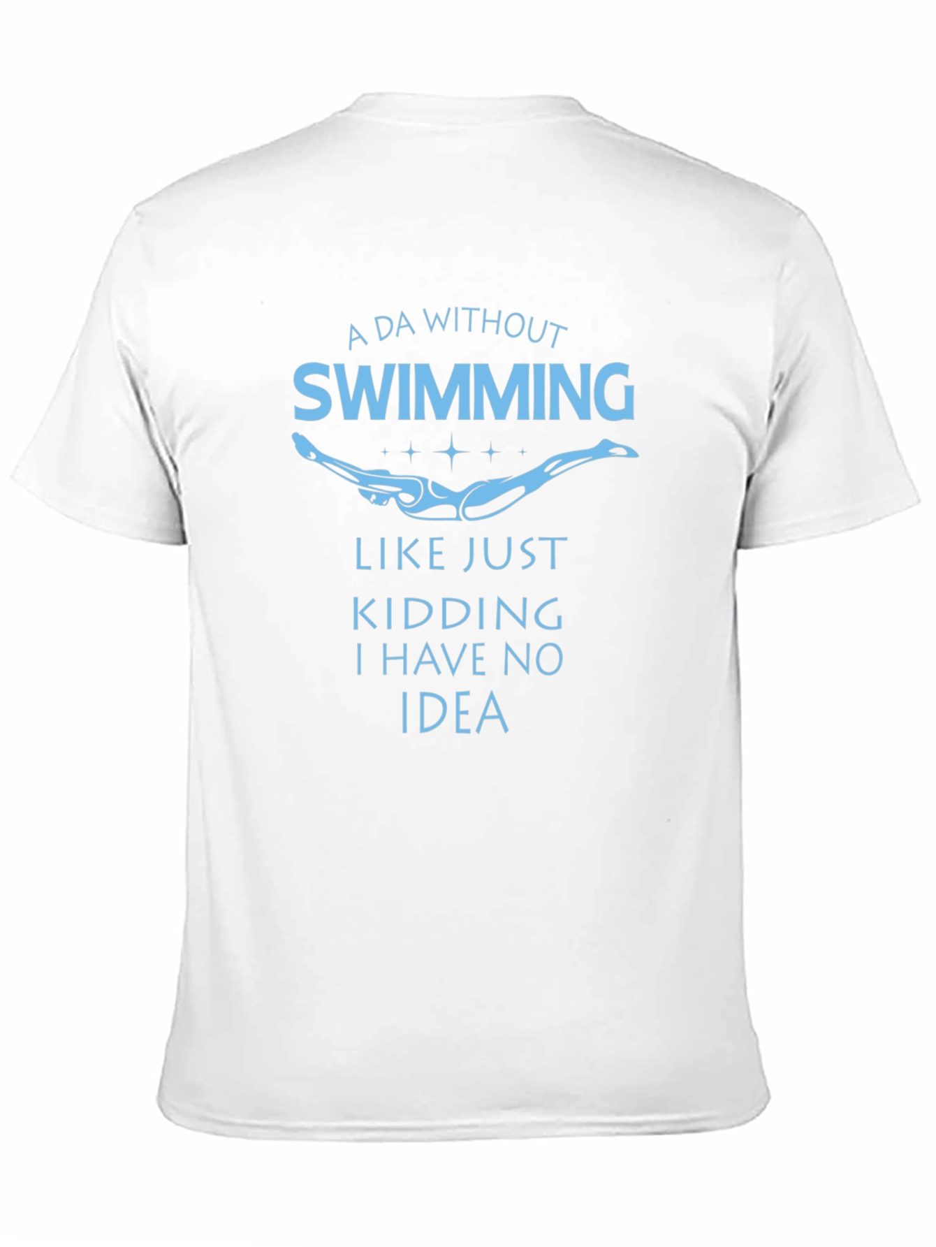 Swimming Funny Graphic Tee Shirt