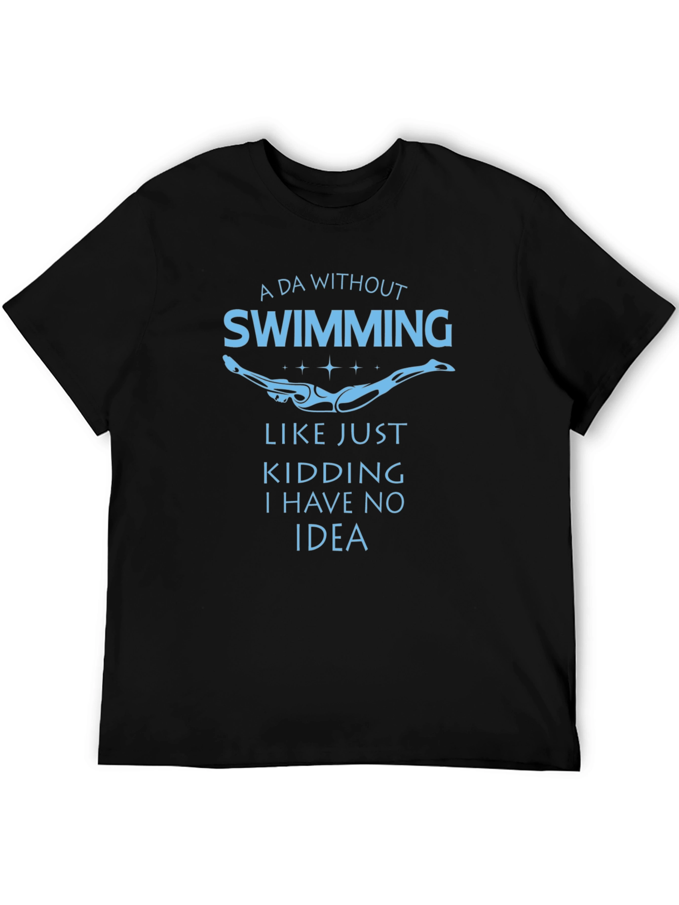 Swimming Funny Graphic Tee Shirt