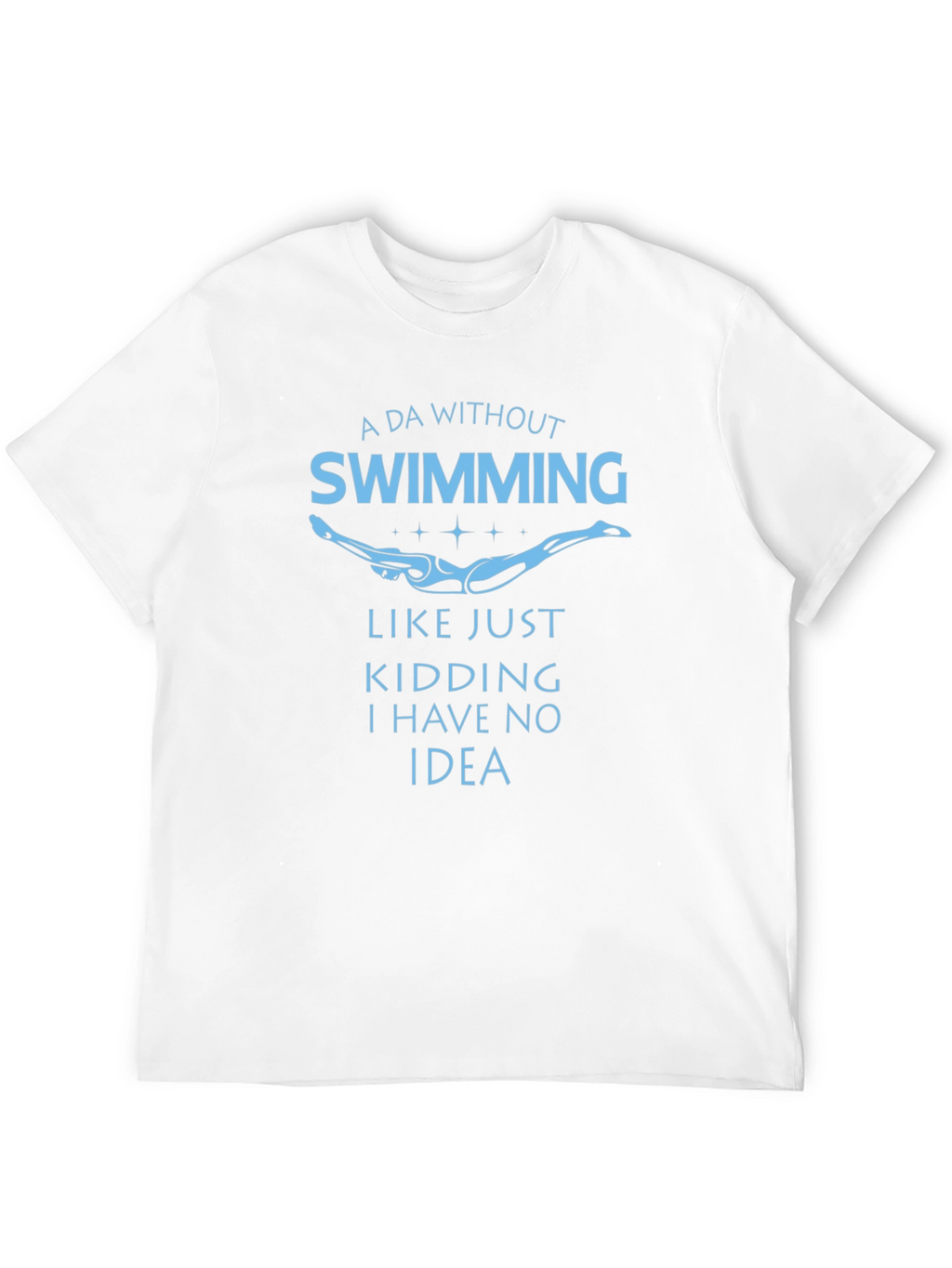 Swimming Funny Graphic Tee Shirt