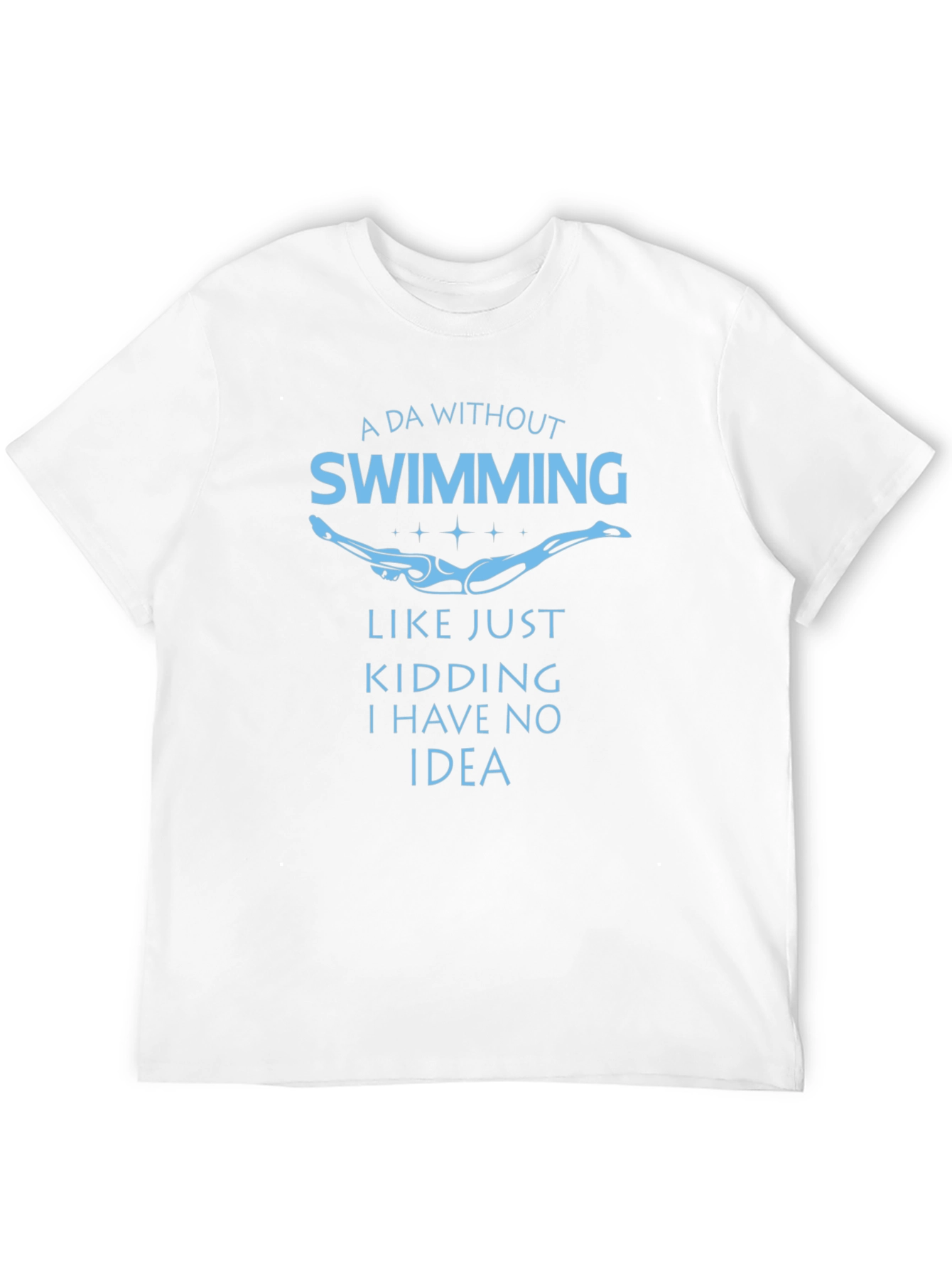 Swimming Funny Graphic Tee Shirt