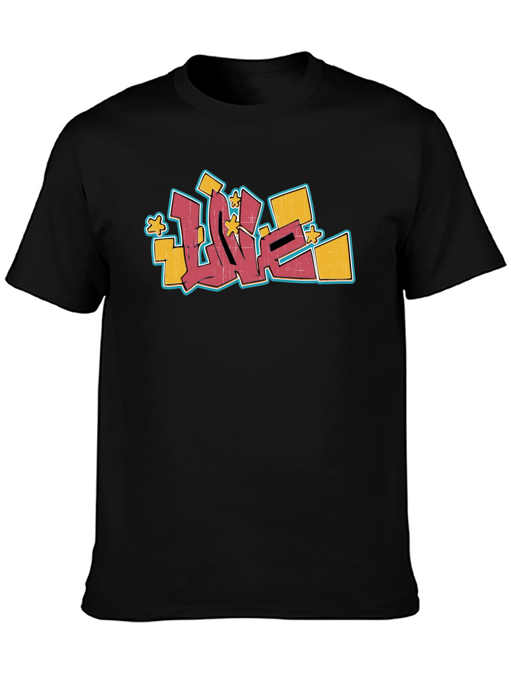 Graffiti LOVE Graphic T-Shirt - Urban Style