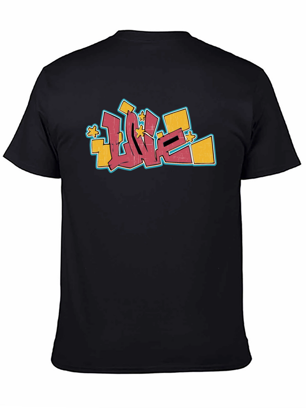 Graffiti LOVE Graphic T-Shirt - Urban Style