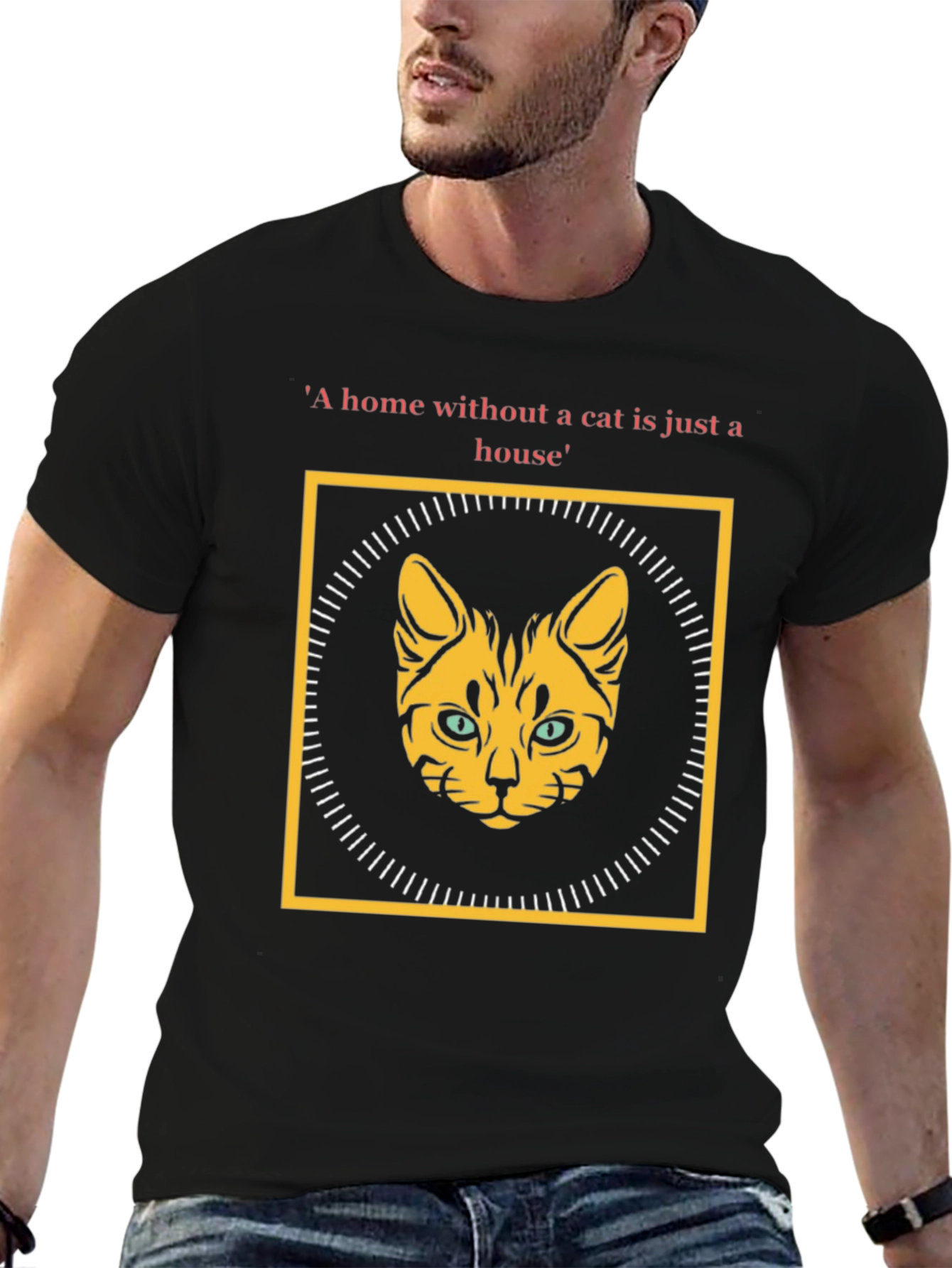 Cat Lover T-Shirt: Home Without a Cat